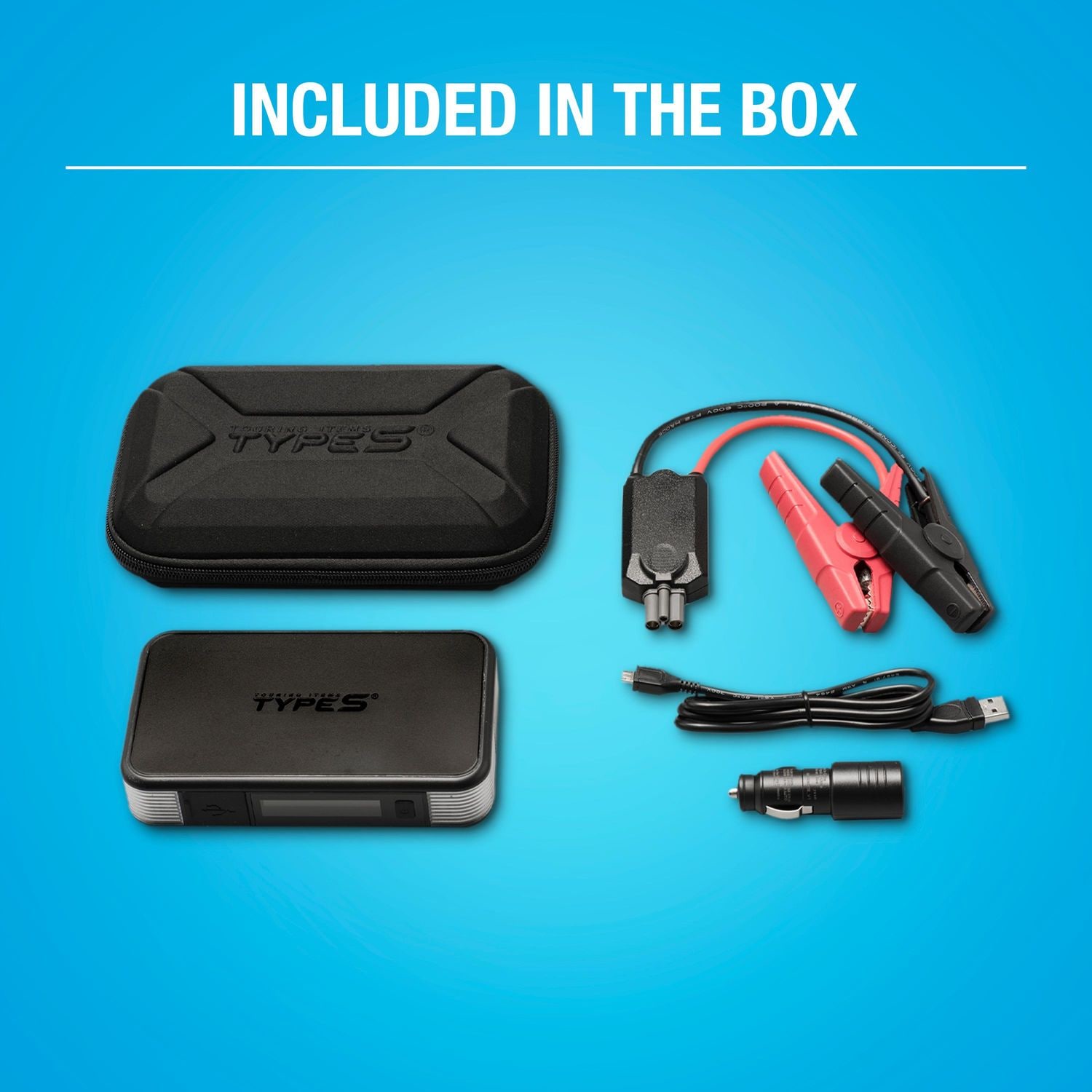 Auto Zone Jumpbox TYPE S 12 Volt 6.0L Jump Starter and 10,000mAh Power Bank AC532781-1 ...