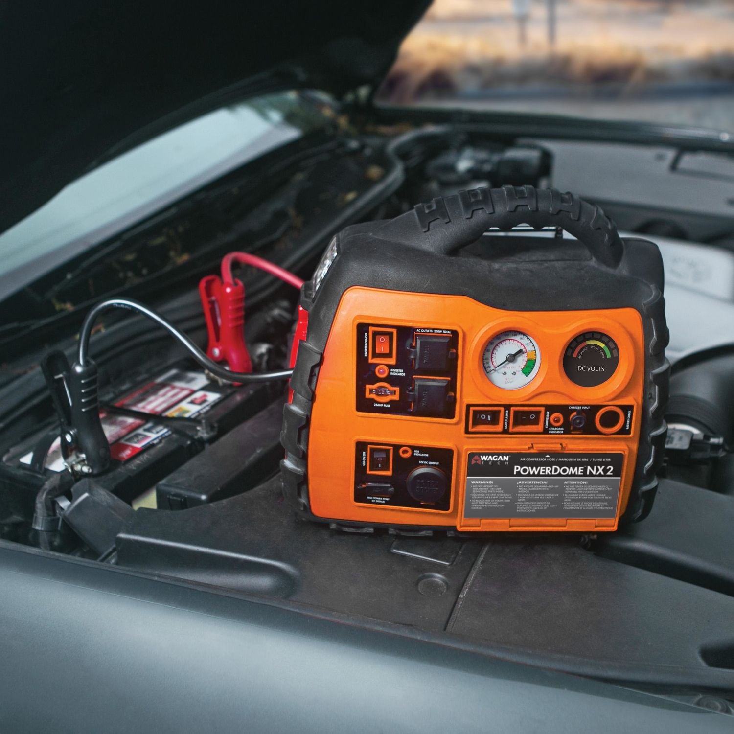 Wagan Power Dome NX2 Jump Starter, Bluetooth, Air Compressor, AC