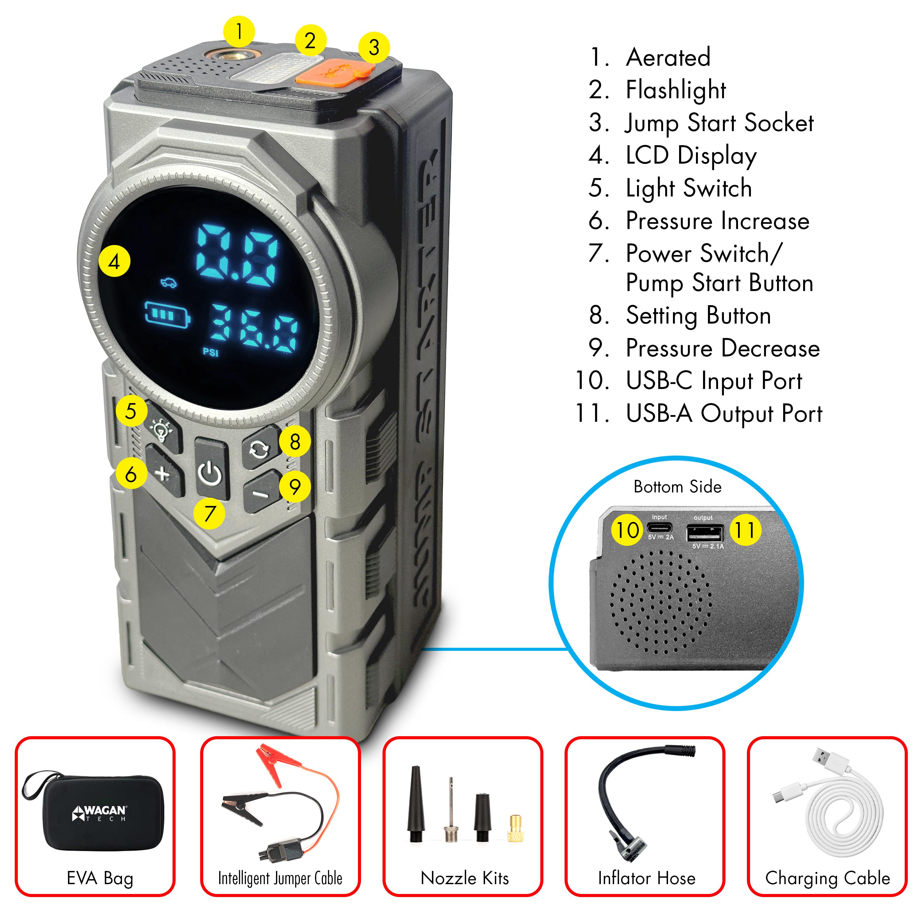Wagan iOnBoost V10 Air Jump Starter | AutoZone