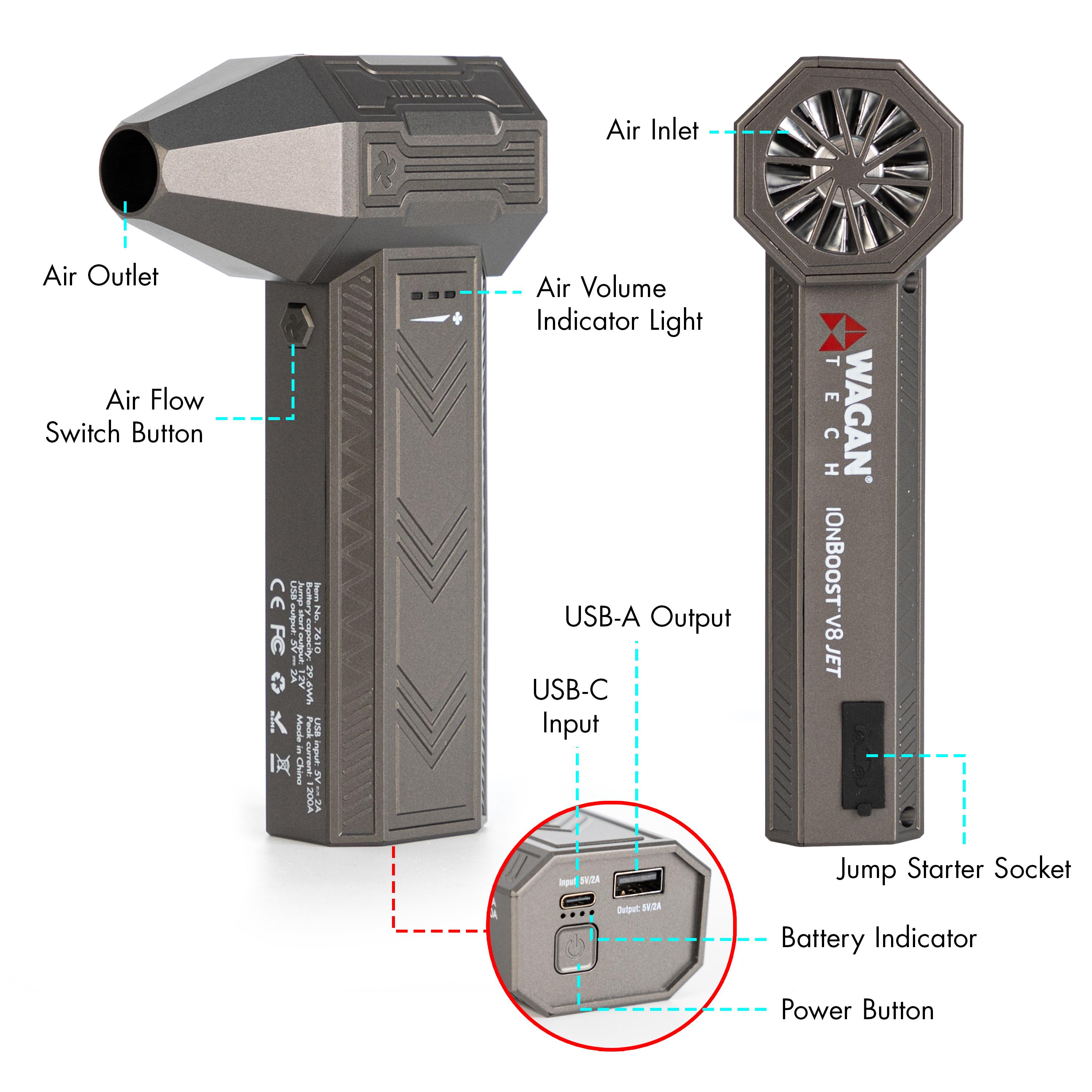 Wagan iOnBoost V8 Jet Jump Starter | AutoZone