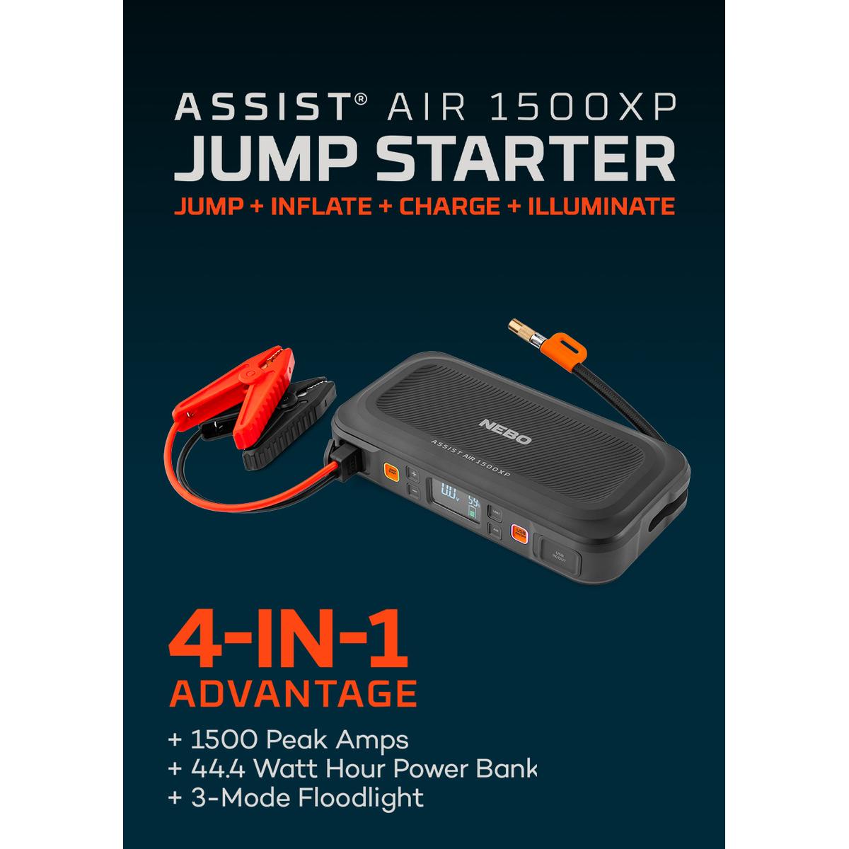 Nebo Assist Air 1500XP Jump Starter | AutoZone