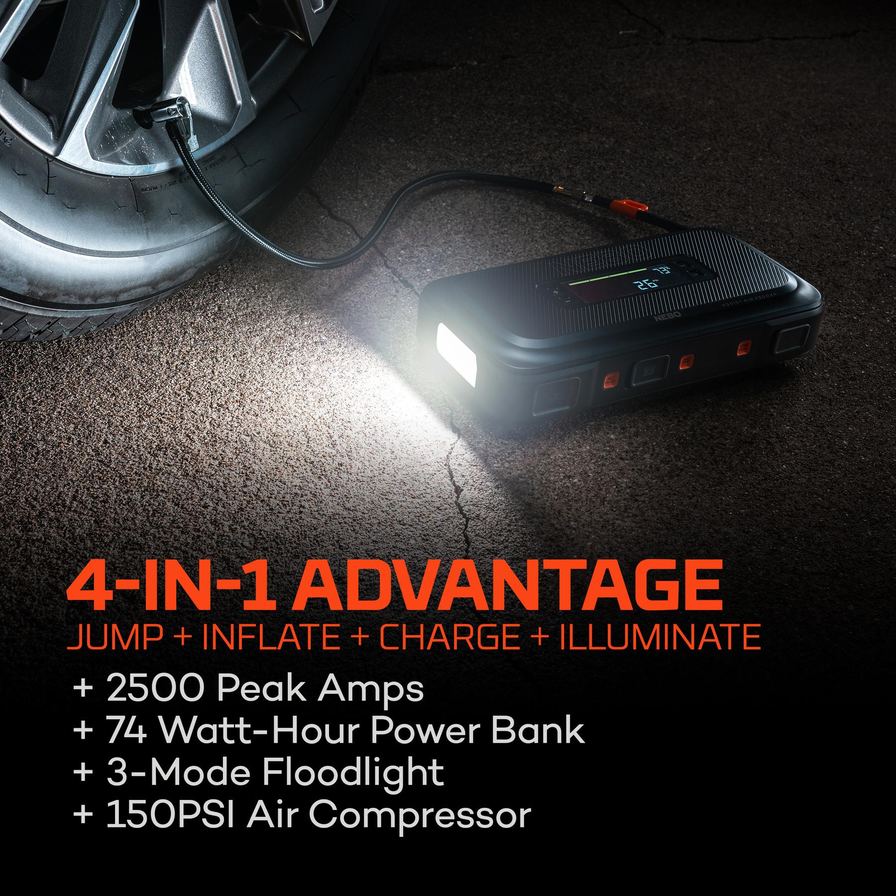 Nebo Assist Air 2500XP+ Jump Starter | AutoZone