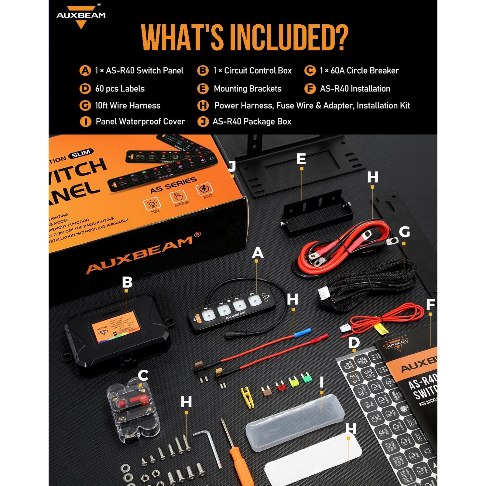 Auxbeam Off-Road Light Switch QP011664 | AutoZone