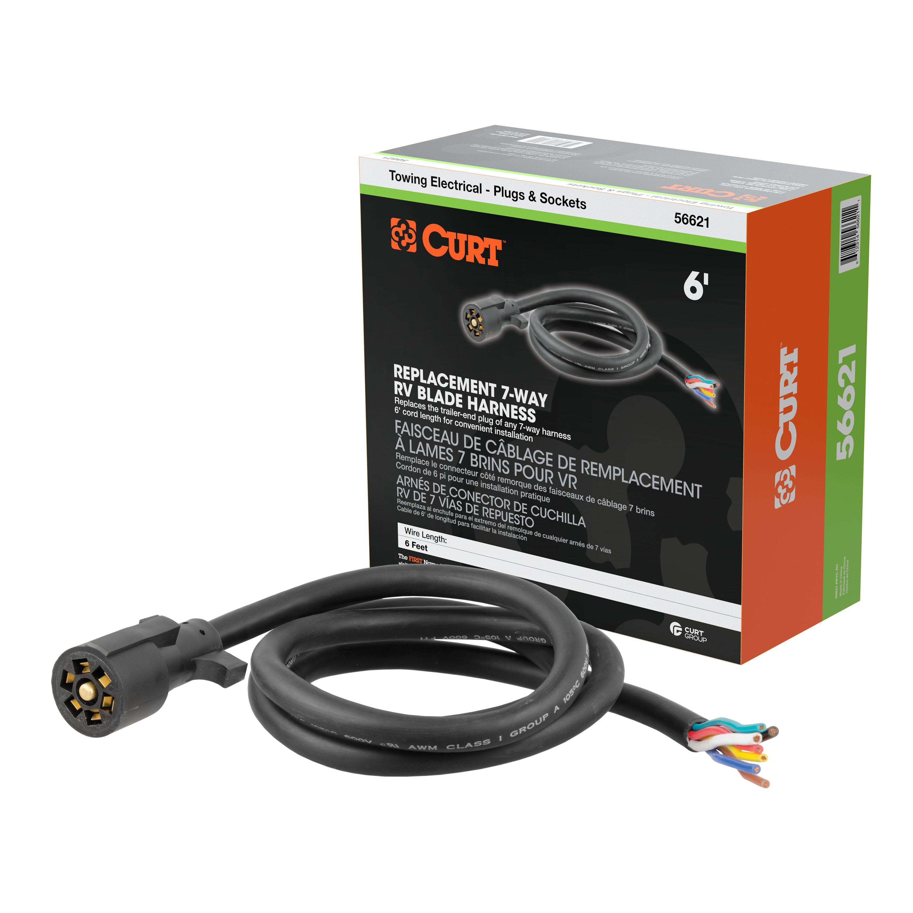 CURT Trailer Tow Harness Connector 56621 | AutoZone