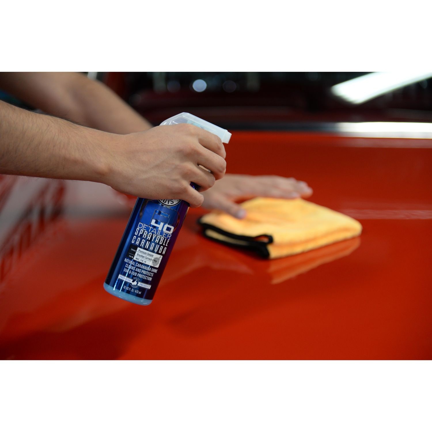 Chemical Guys P40 Quick Detailer Spray Natural Carnauba Shine 16oz