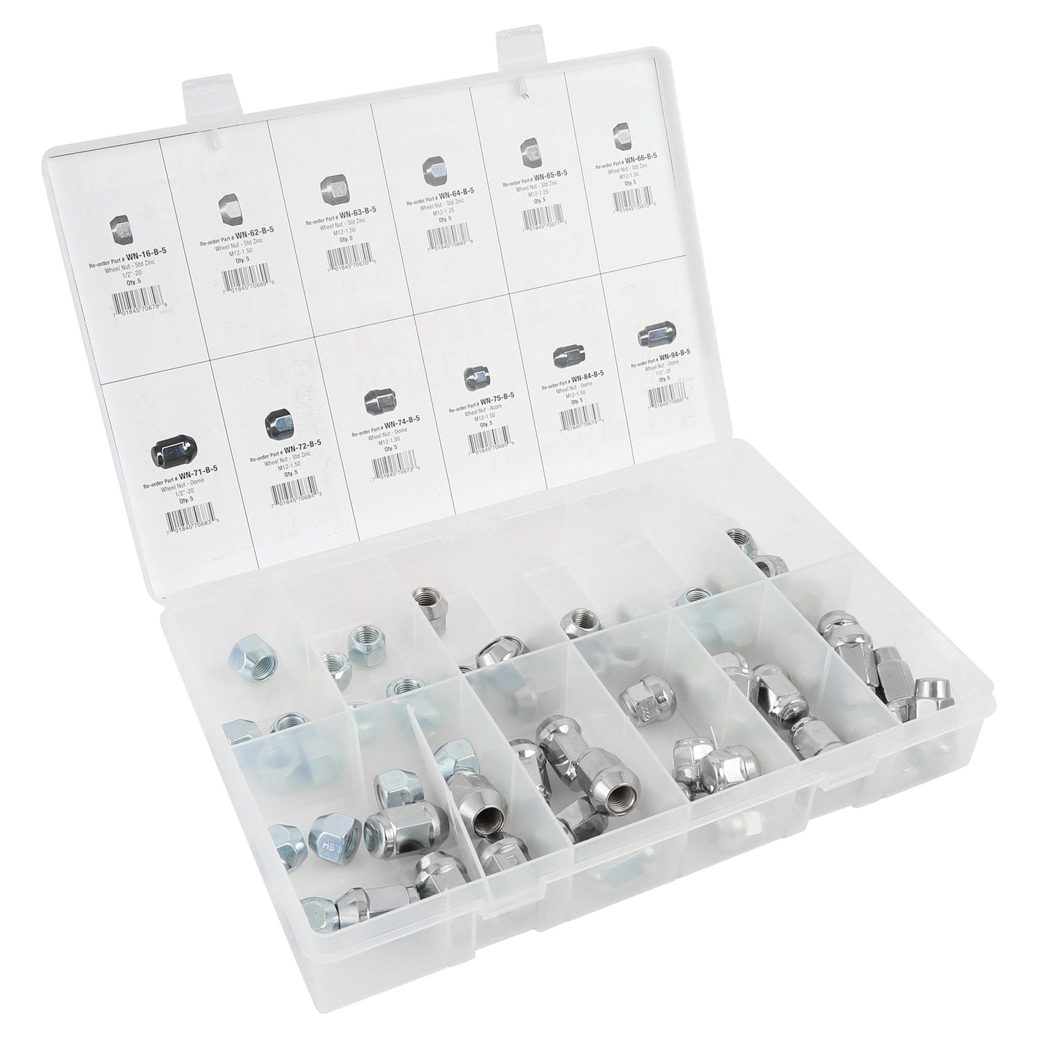 JohnDow Wheel Lug Nut Assortment 60 Piece | AutoZone