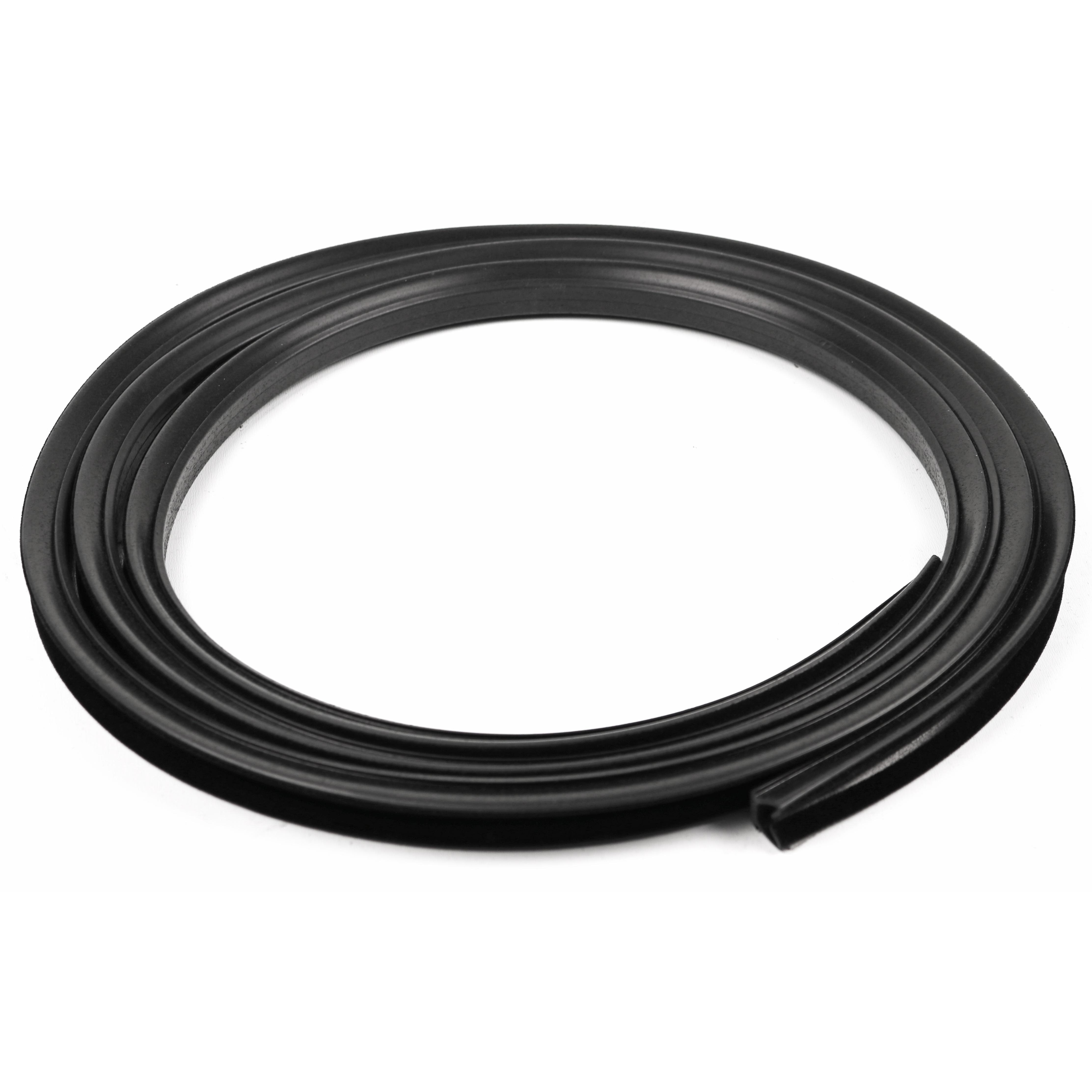 Pair Of Glass Run Channels – For Nissan Datsun 720 Pickup Truck 1980-1986, Black Rubber