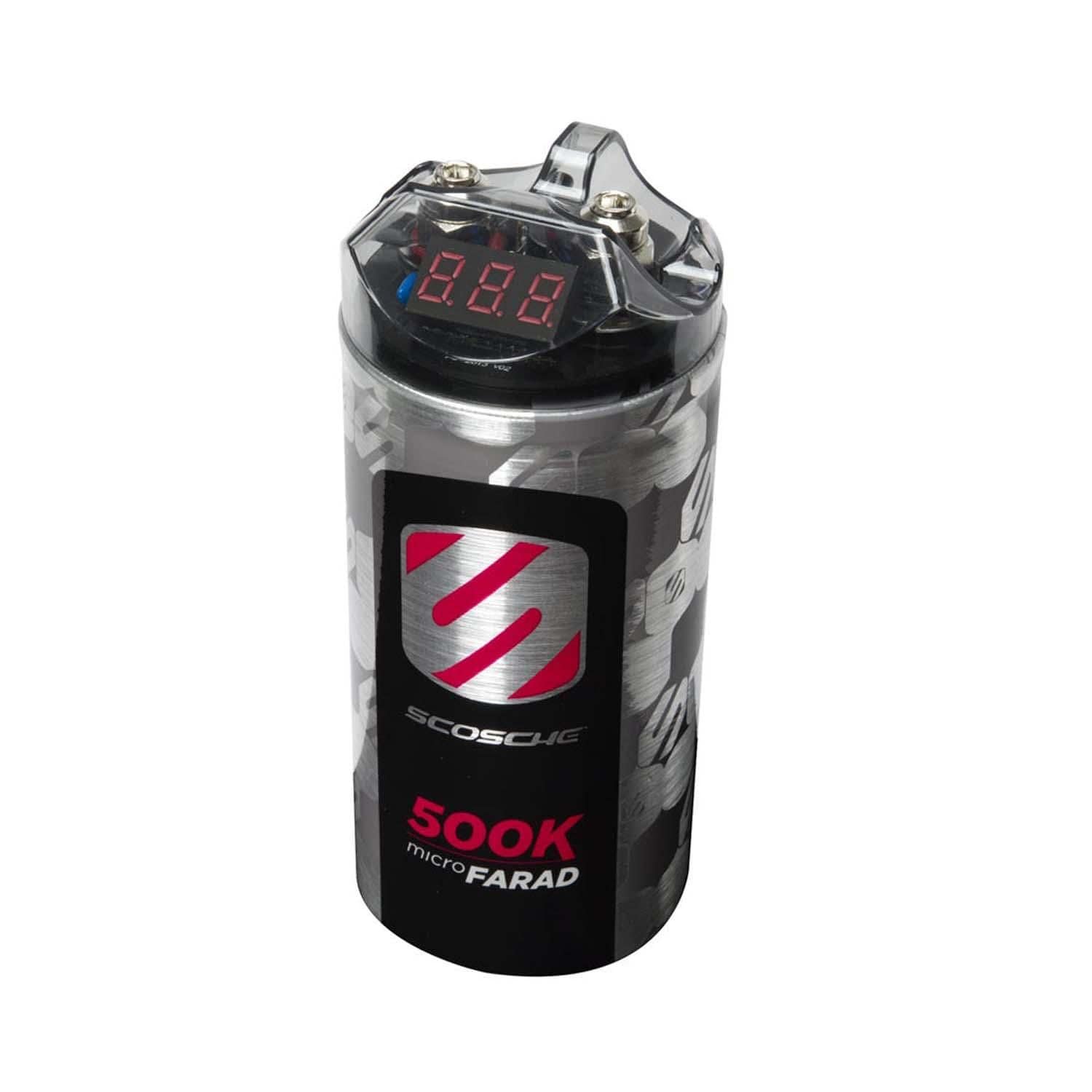 Scosche 5 1/2 PSC Farad 500K Micro Digital Power Capacitor for Chevrolet S10 Blazer