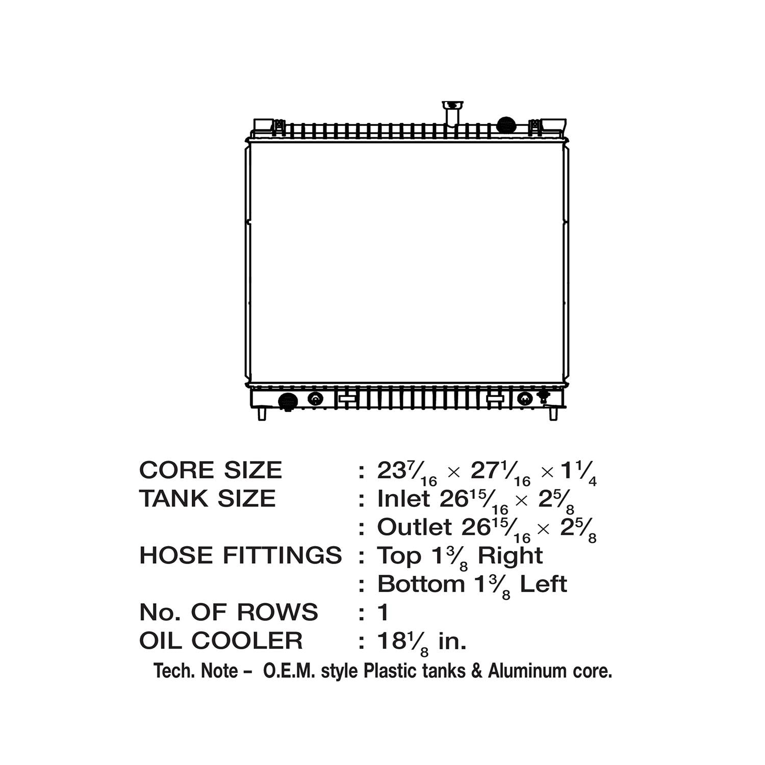 CSF Cooling - Racing & High Performance Division Radiator 3693 | AutoZone