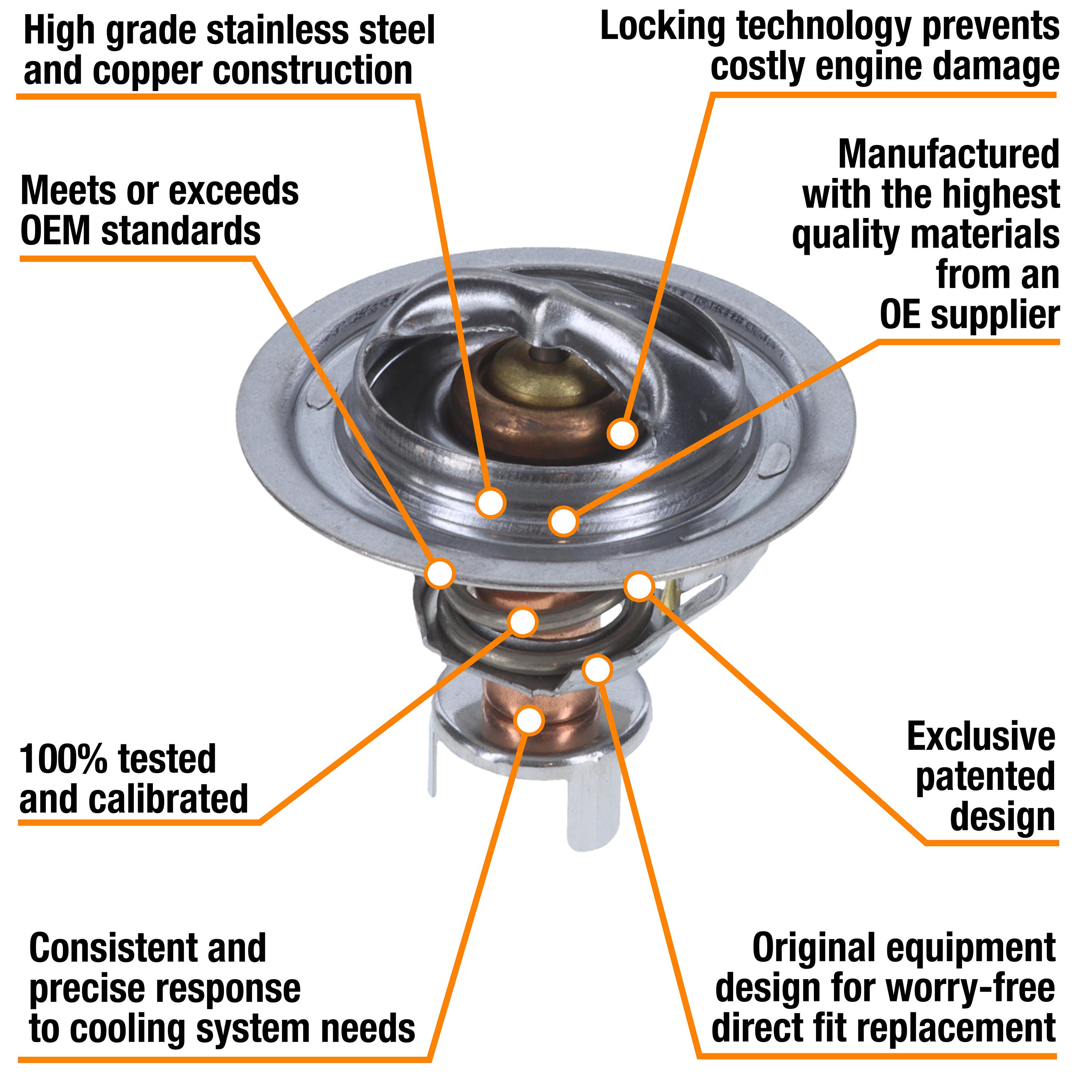 Failsafe Engine Coolant Thermostat 7228-170 | AutoZone