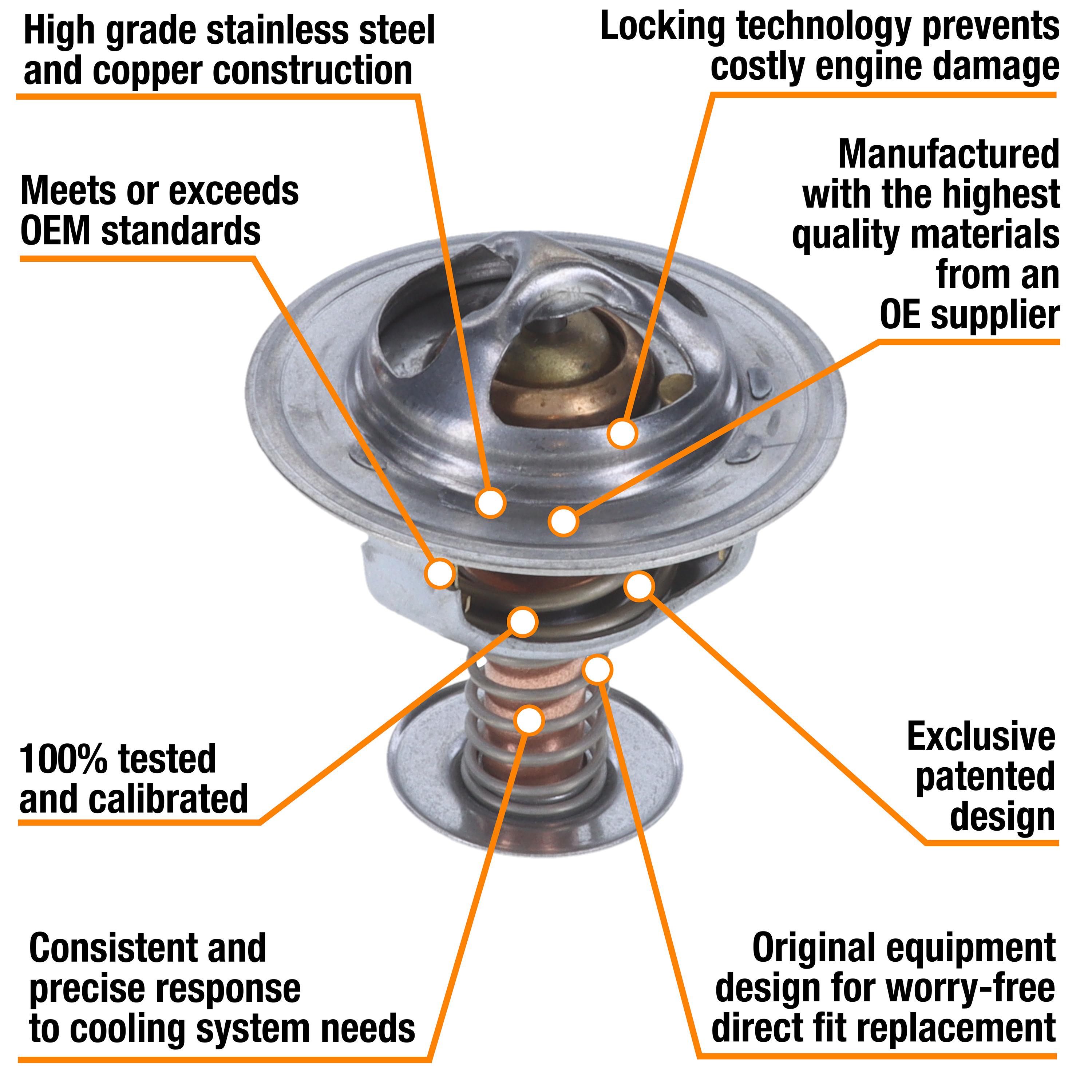 Failsafe Thermostat 7281-180 for Lexus ES350