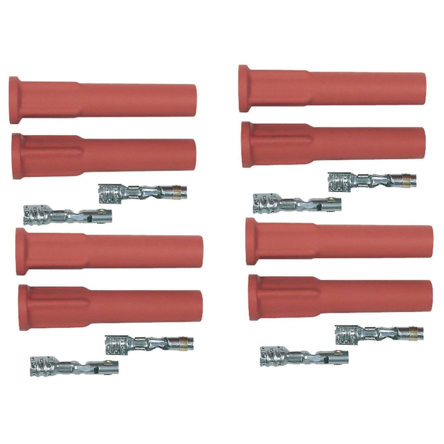 Accel Red 8.8mm Plug Wire Boot And Terminal | AutoZone