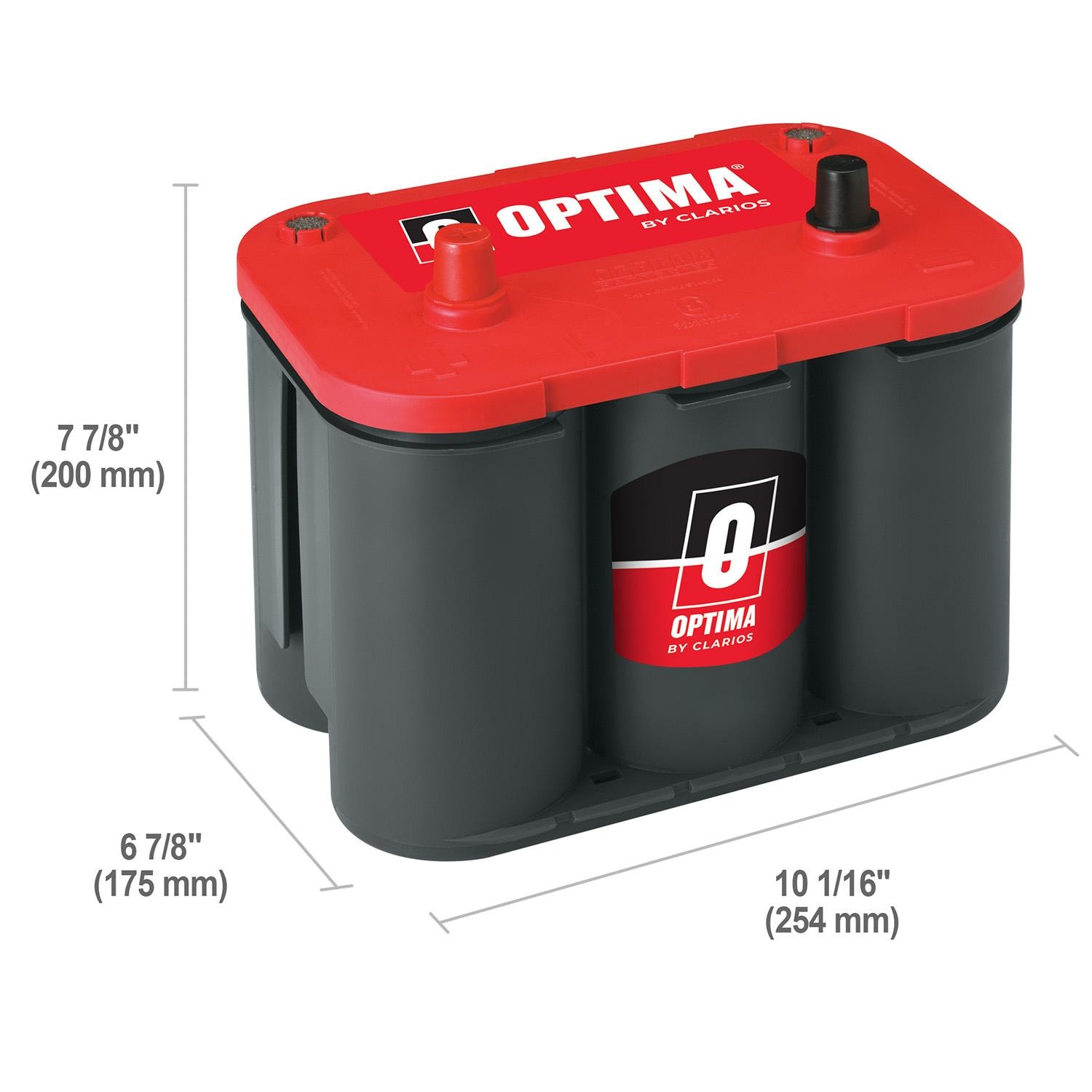 OPTIMA Red Top Group Size 34 Absorbed Glass Mat (AGM) Battery 34