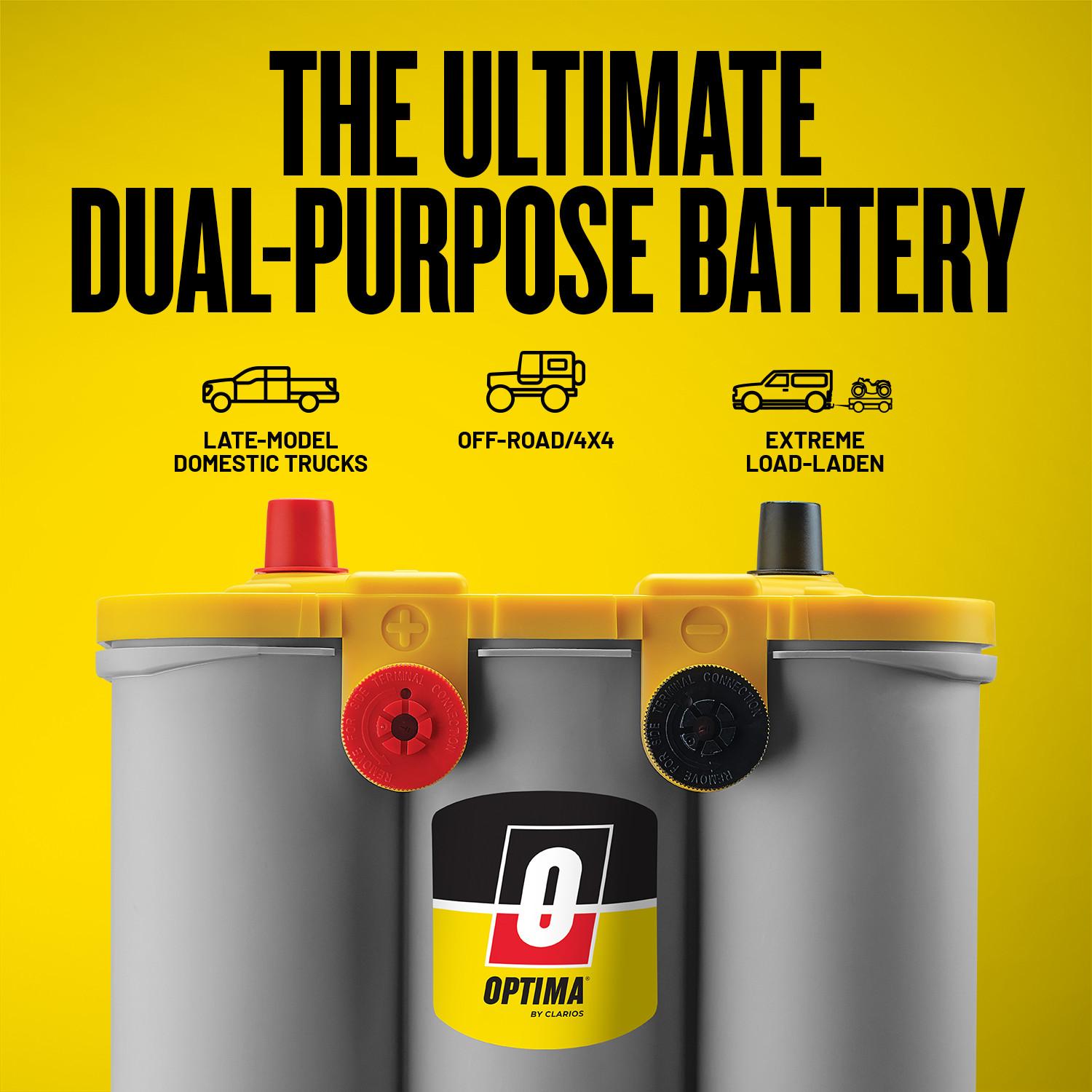 OPTIMA Yellow Top Group Size 34 Absorbed Glass Mat (AGM) Battery
