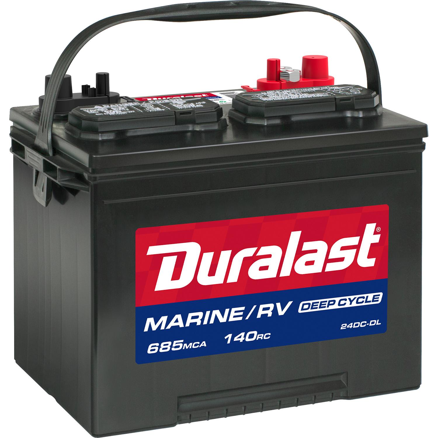 Duralast Group Size 24 Marine/RV Deep Cycle Battery 24DC-DL for Buick Regal