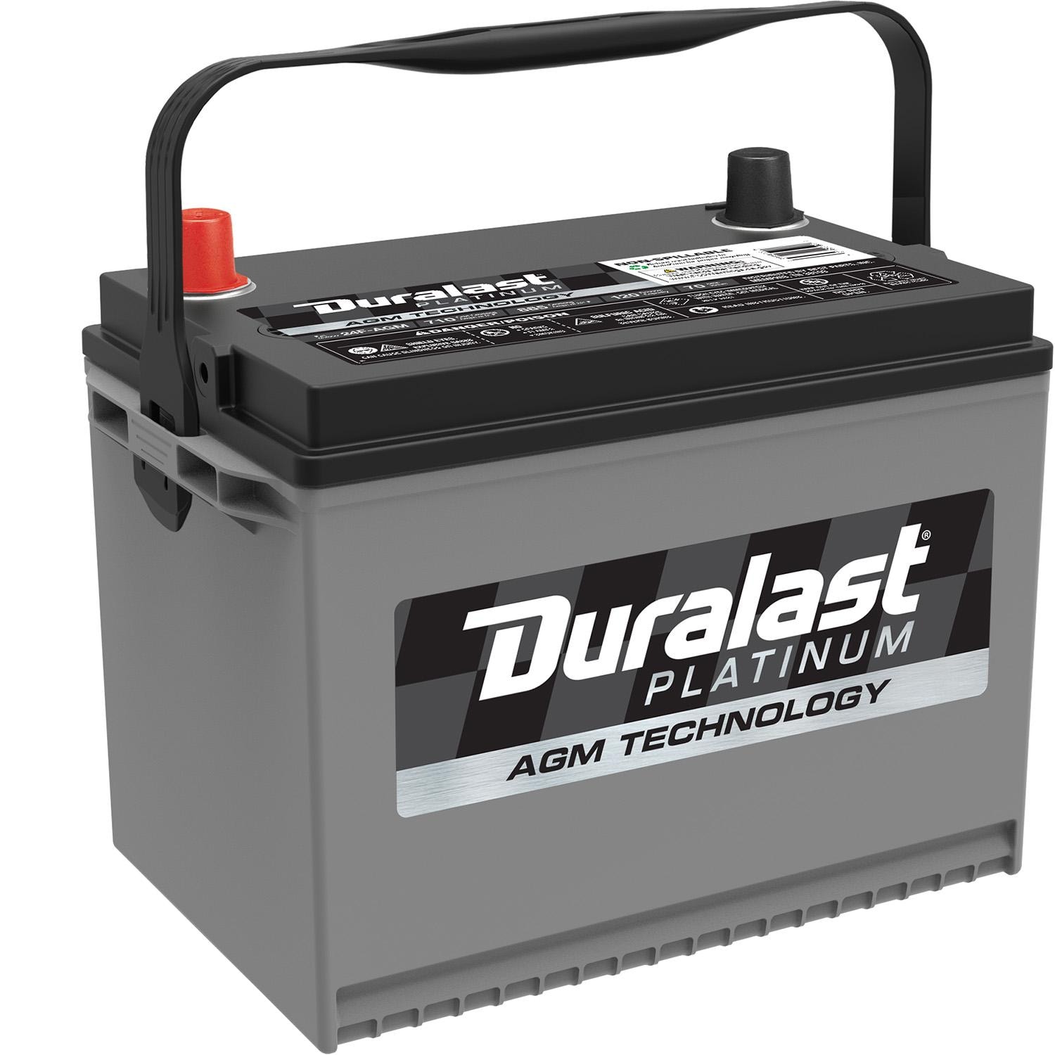 Duralast Platinum Group Size 24F Absorbed Glass Mat (AGM) Battery 24F-AGM for Jeep cherokee