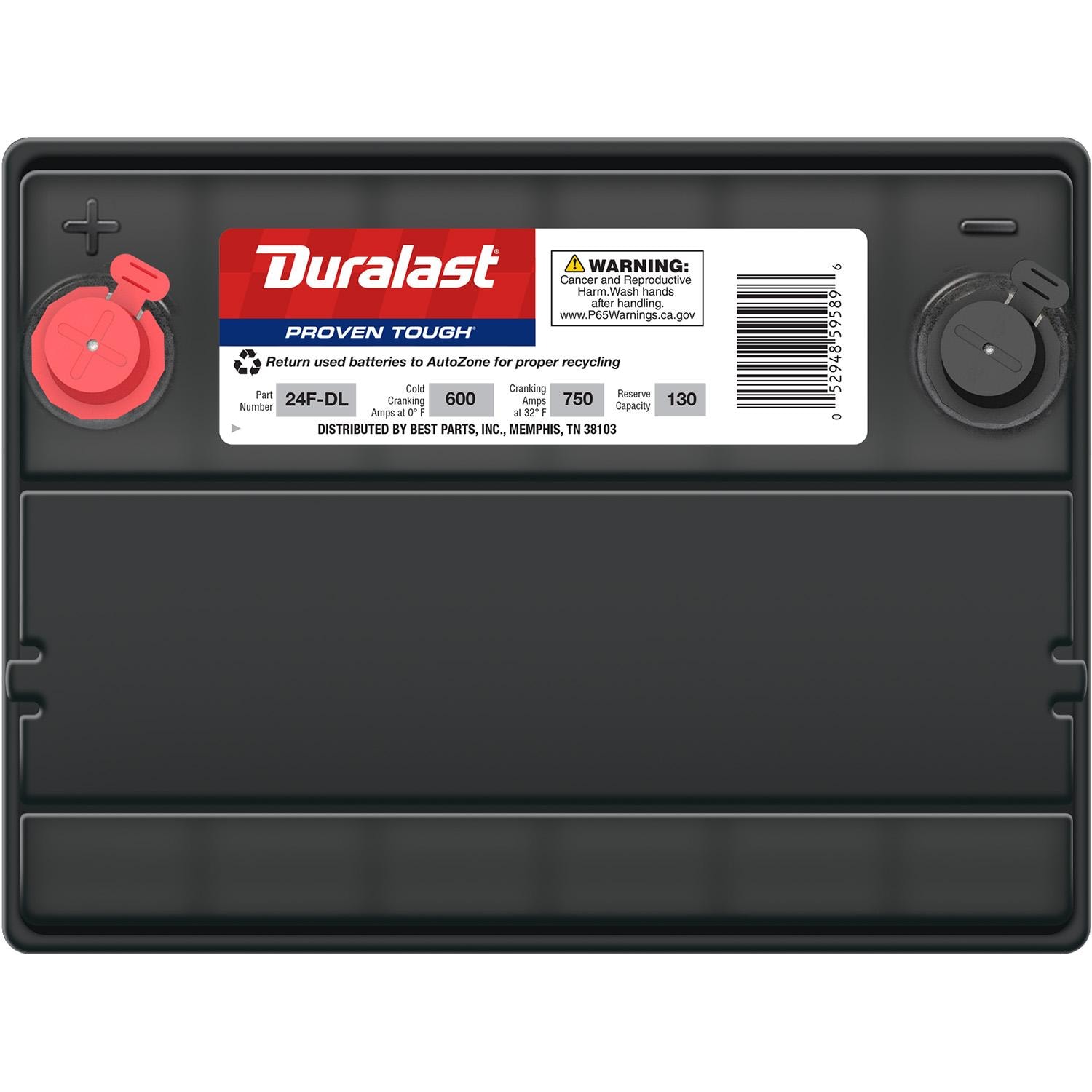 Duralast Volt 24F BCI Group Size Automotive Battery 24F-DL