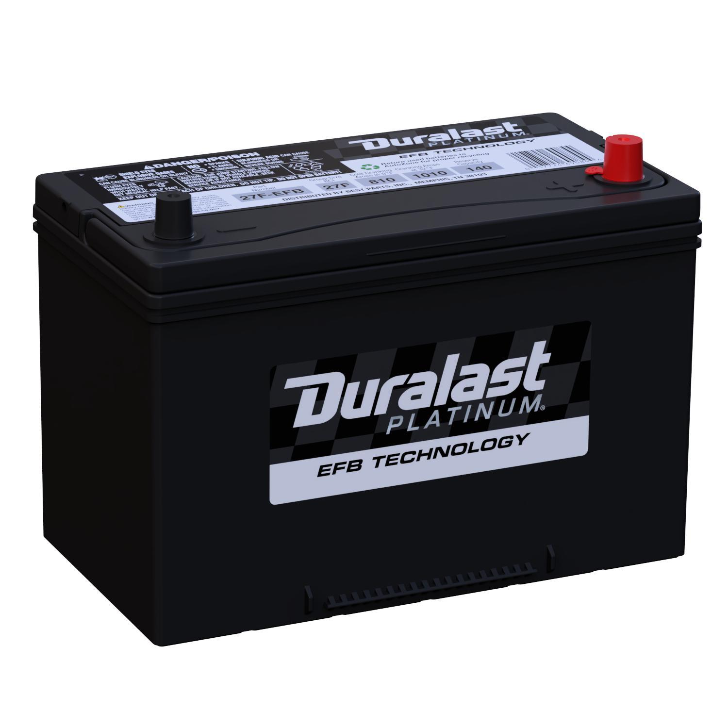 Duralast Platinum Group Size 27F EFB Battery 27F-EFB for Jeep cherokee