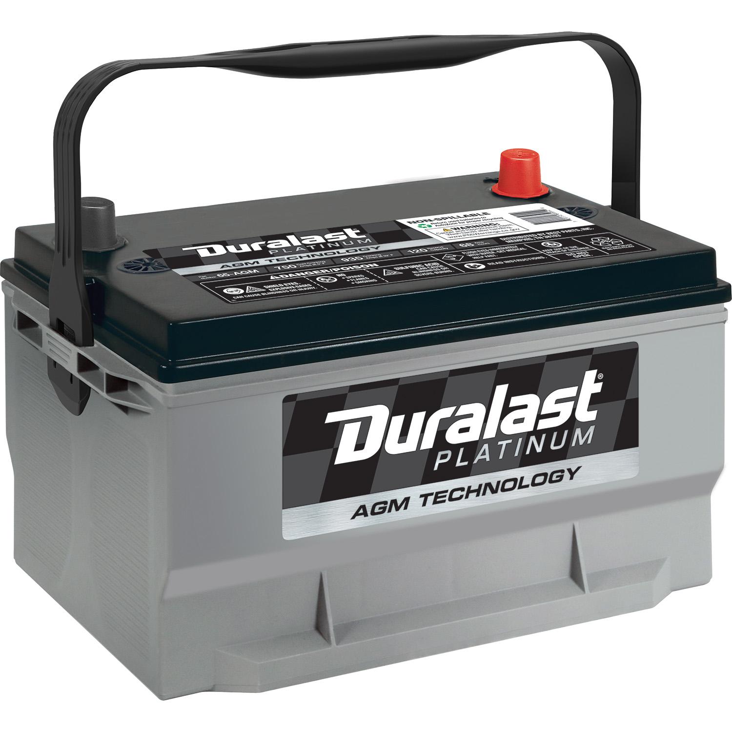 Duralast Platinum Group Size 65 Absorbed Glass Mat (AGM) Battery 65-AGM for Jeep cherokee