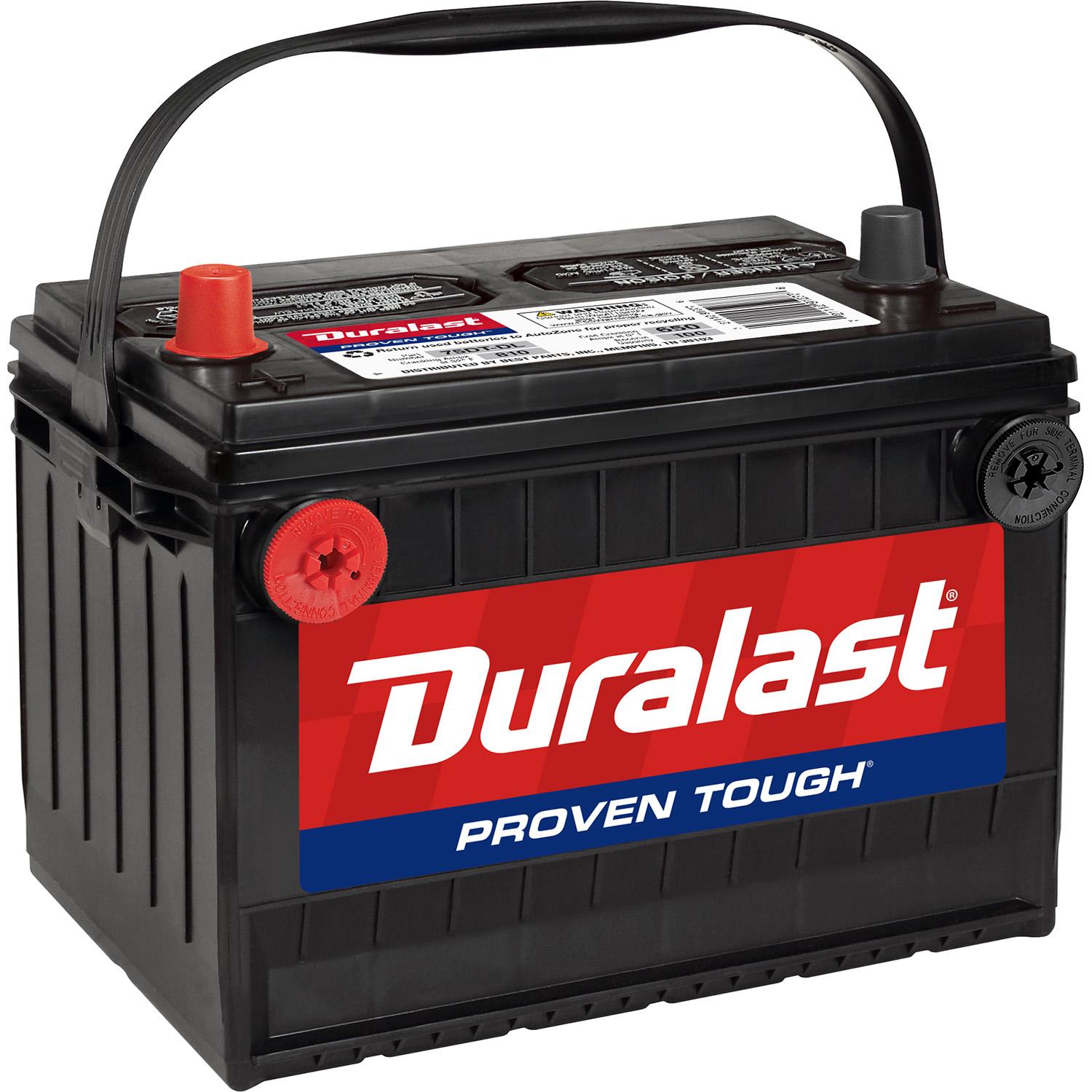 Duralast Group Size 75 Dual Terminal Battery 75DT-DL for Smart