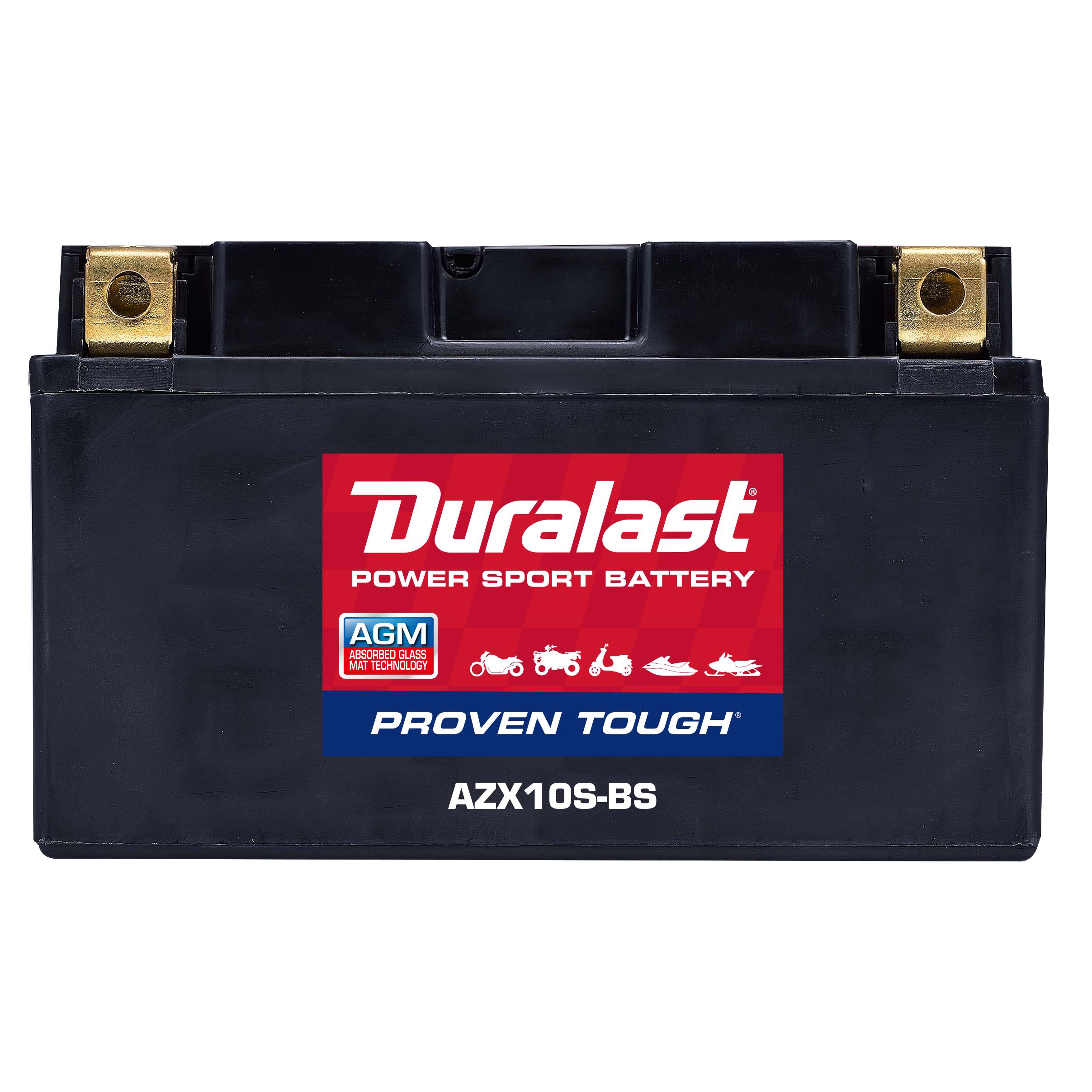 Duralast Powersport Absorbed Glass Mat (AGM) Battery AZX10S-BS Duralast Powersport Absorbed Glass Mat (AGM) Battery AZX10S-BS
