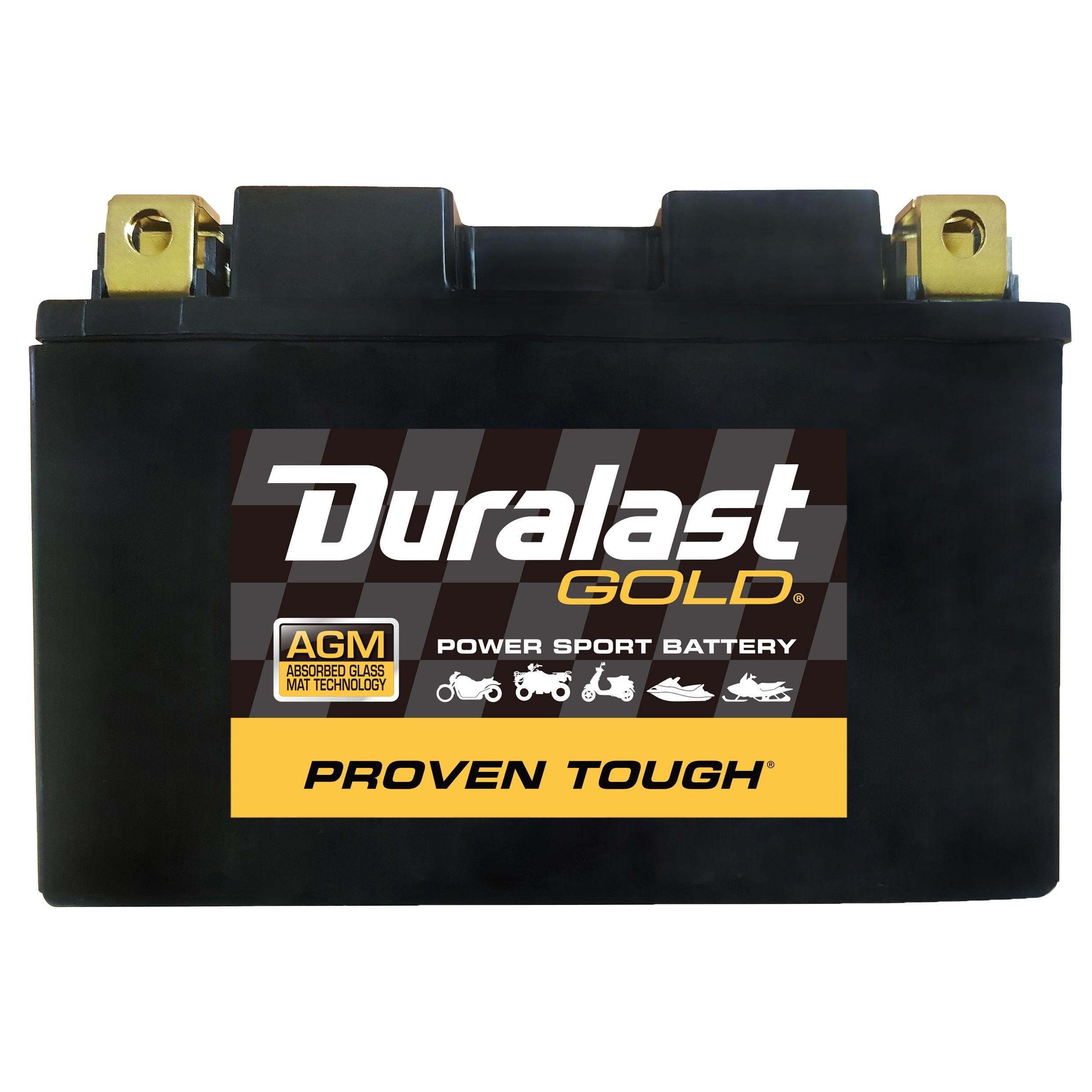 Duralast Gold Powersport Absorbed Glass Mat (AGM) Battery AZX12S