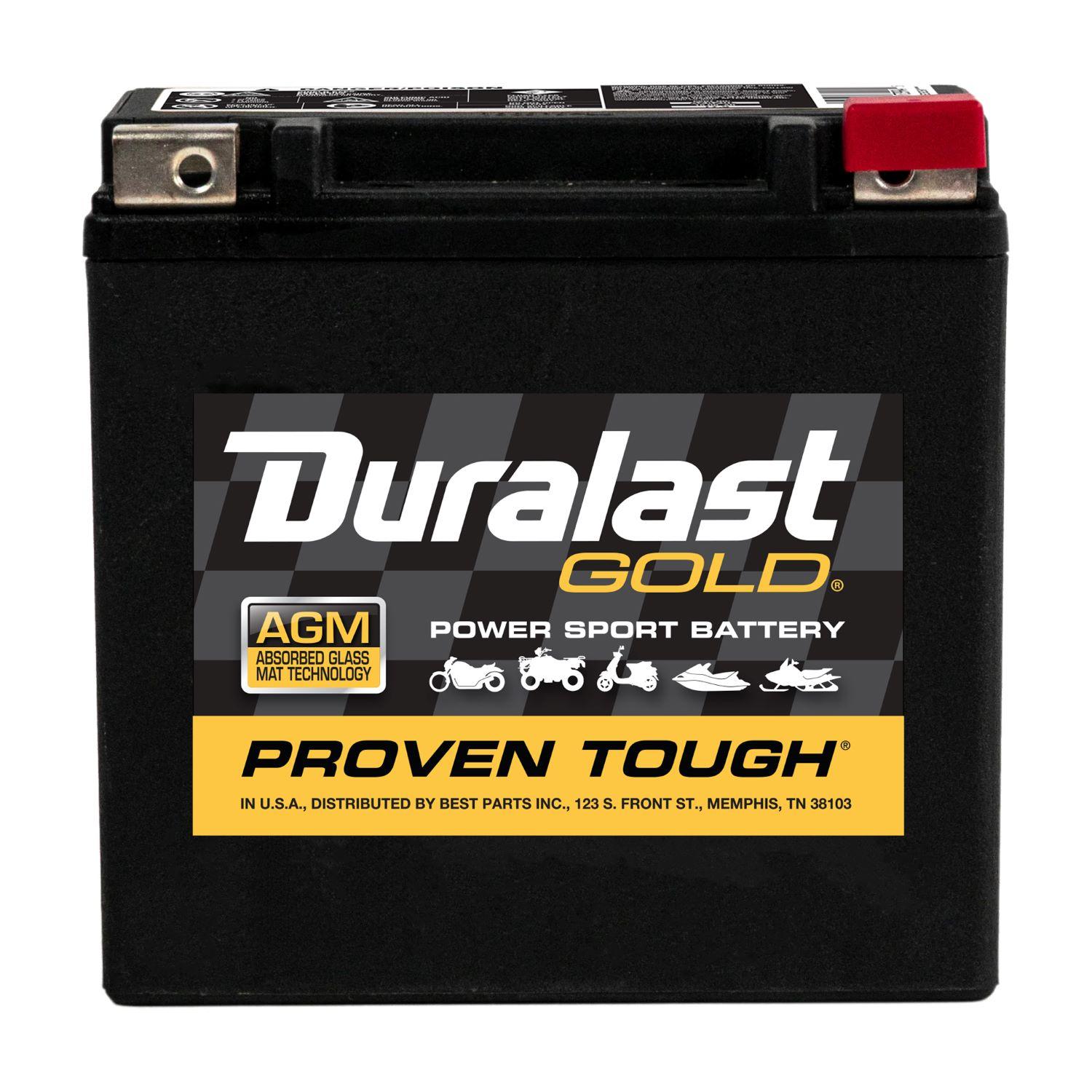 Duralast Gold AGM Battery / Group Size Powersport AZX16L | AutoZone