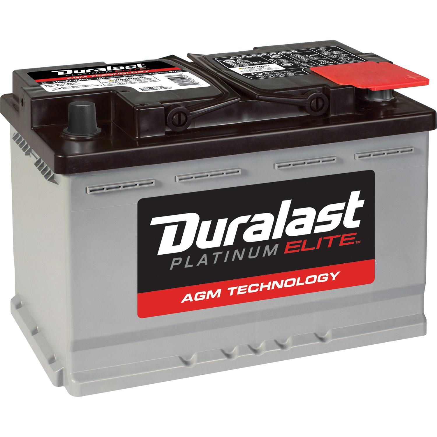 Duralast Platinum Elite Group Size 48 / H6 Absorbed Glass Mat (AGM) Battery H6-AGMEL for Ford Maverick