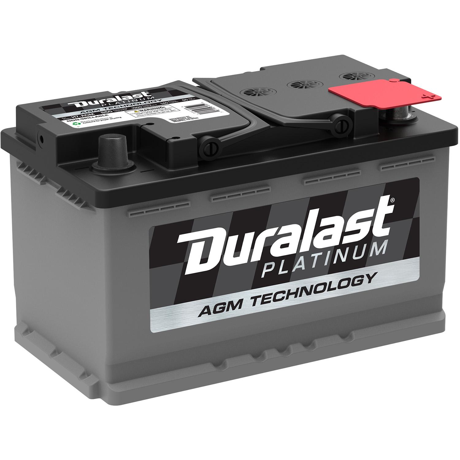 Duralast Platinum Group Size 94R / H7 Absorbed Glass Mat (AGM) Battery H7-AGM for Cadillac DeVille
