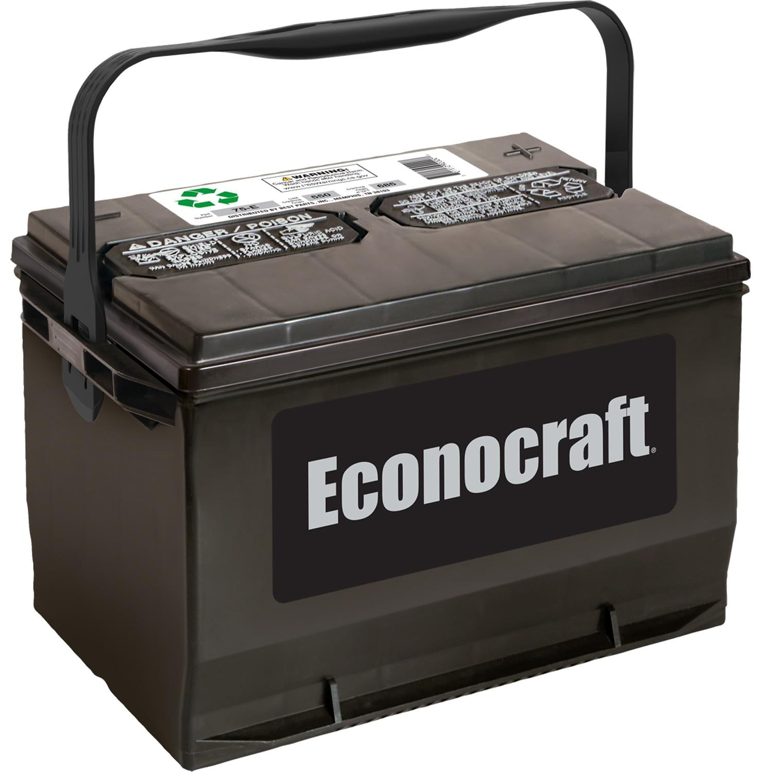 Econocraft Volt 75 BCI Group Size Automotive Battery 75-E for Smart