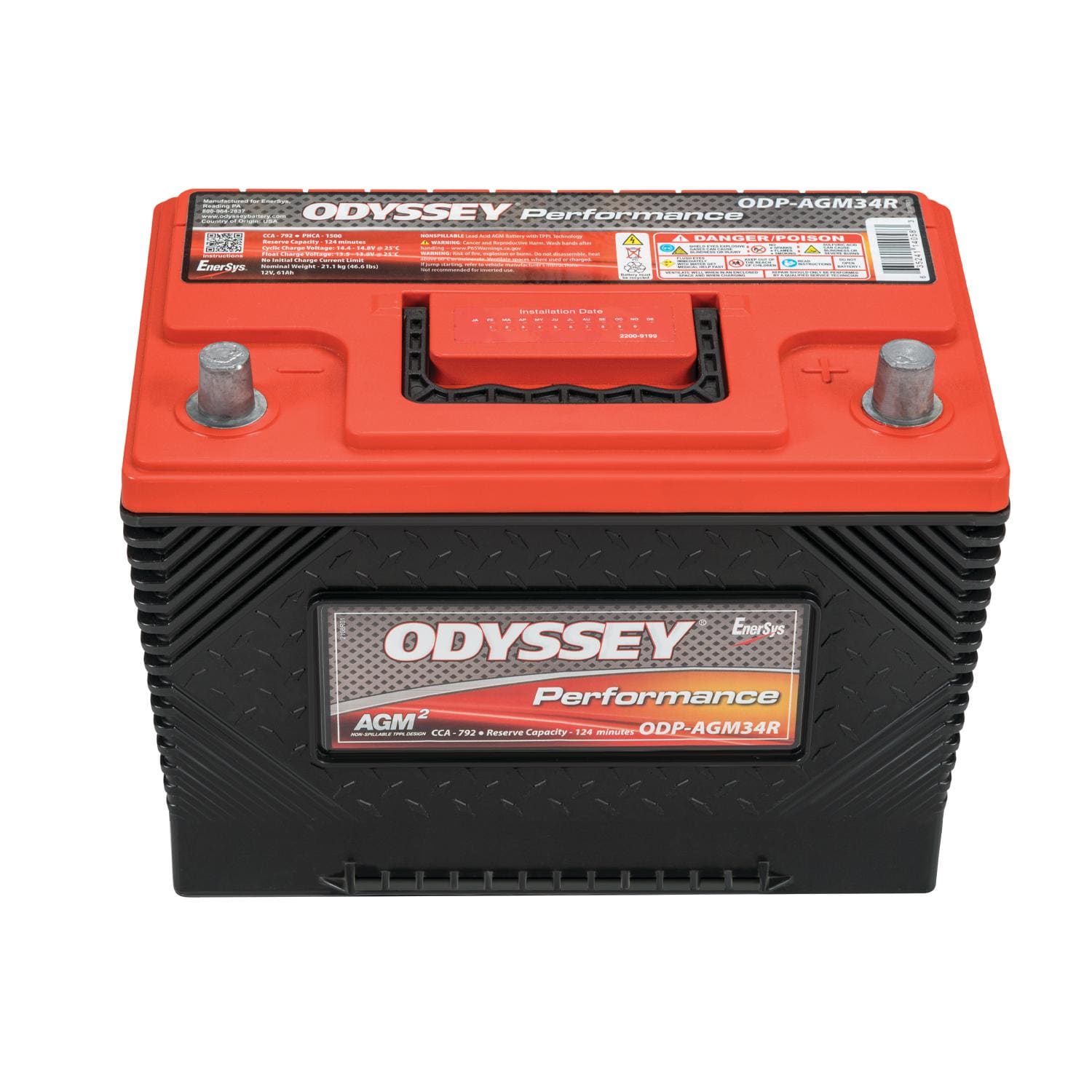 Odyssey Performance Group Size 34R Absorbed Glass Mat (AGM