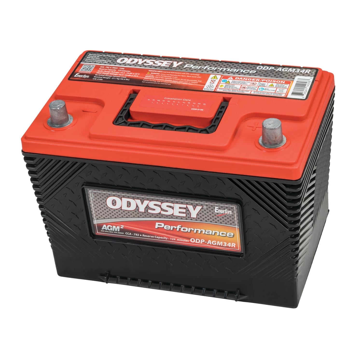 Odyssey Performance Group Size 34R Absorbed Glass Mat (AGM