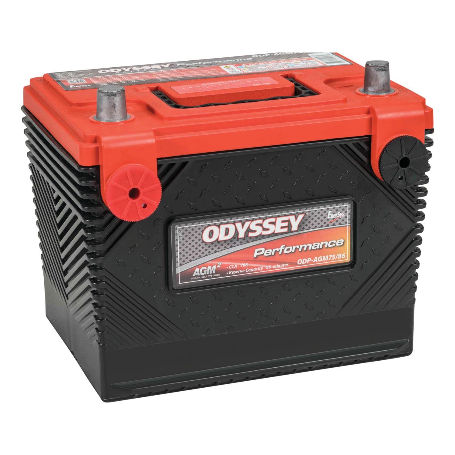 Odyssey Performance Volt 75 BCI Group Size Automotive Absorbed Glass Mat (AGM) Battery ODP-AGM7586 for Smart