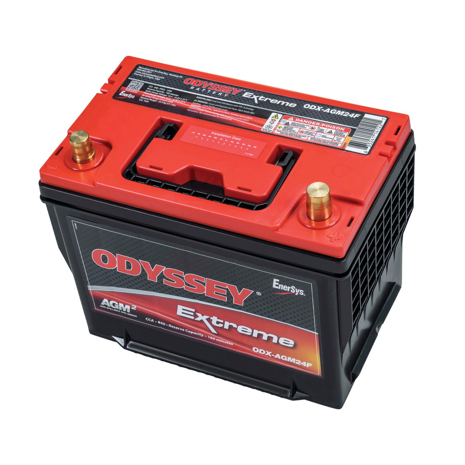 Odyssey Extreme Group Size 24 Absorbed Glass Mat (AGM) Battery ODX