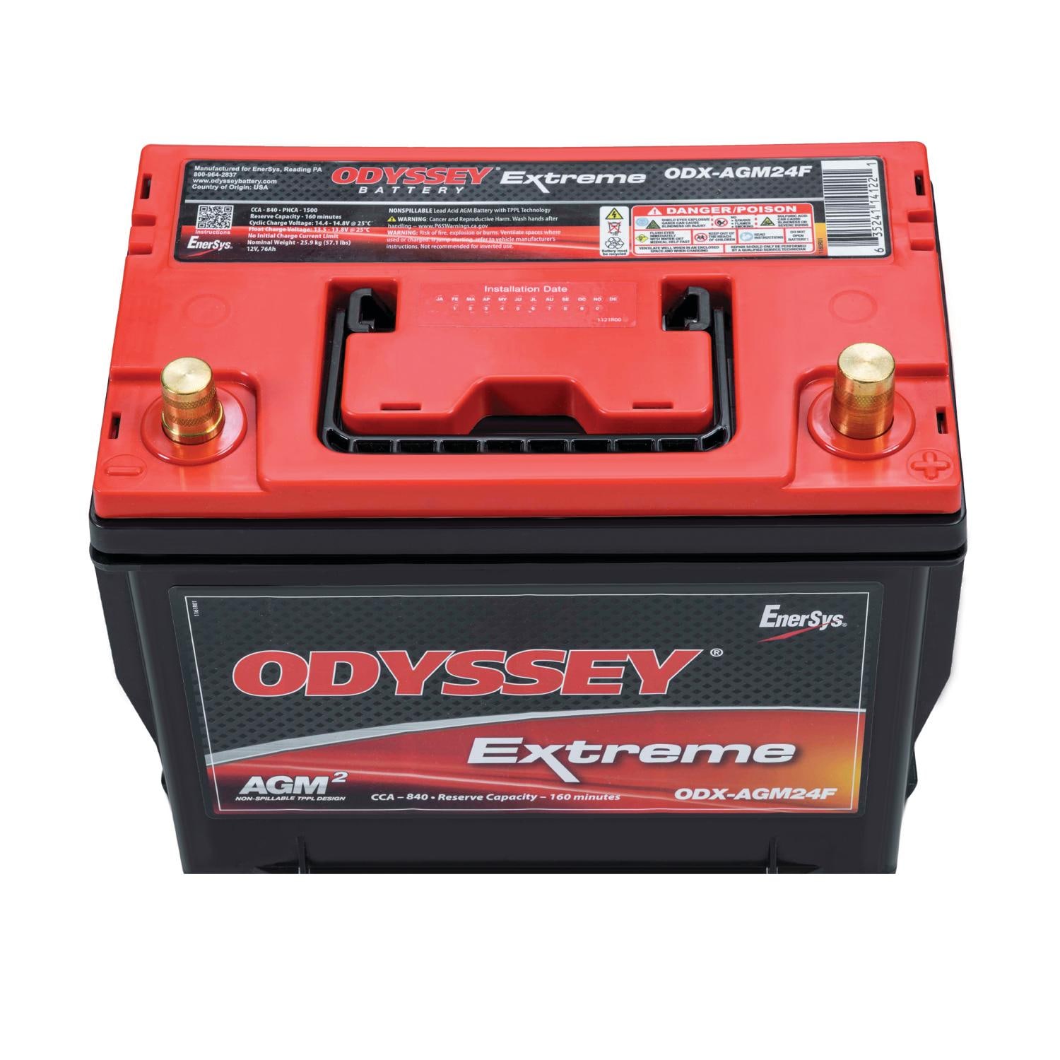 Odyssey Extreme Group Size 24 Absorbed Glass Mat (AGM) Battery ODX