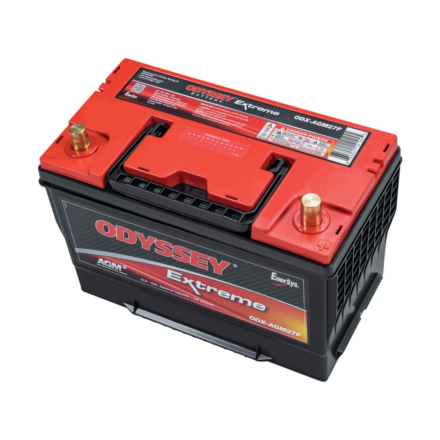 Odyssey Extreme Group Size 27 Absorbed Glass Mat (AGM) Battery ODX