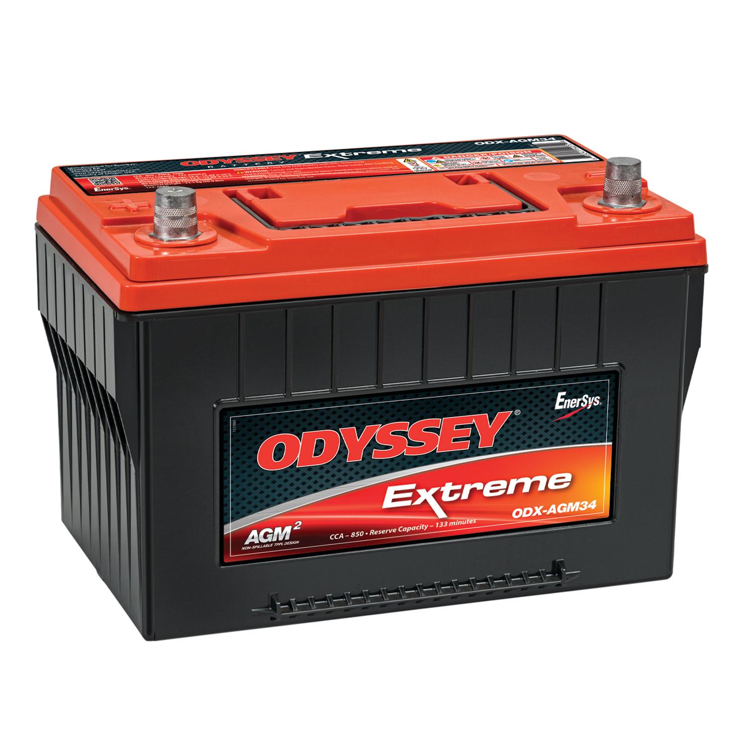 Odyssey Extreme Group Size 34 Absorbed Glass Mat (AGM) Battery ODX
