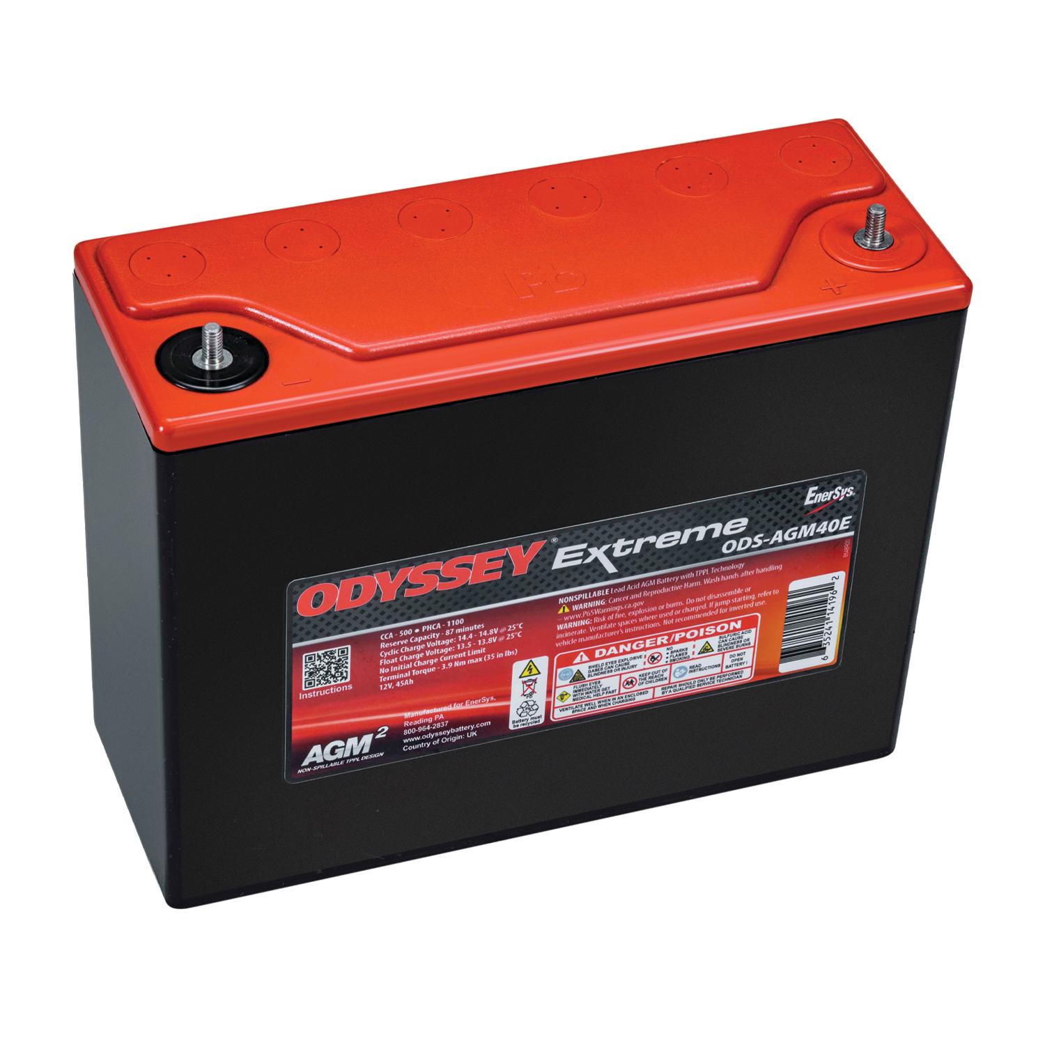 Odyssey Extreme Powersport Absorbed Glass Mat (AGM) Battery PC1100