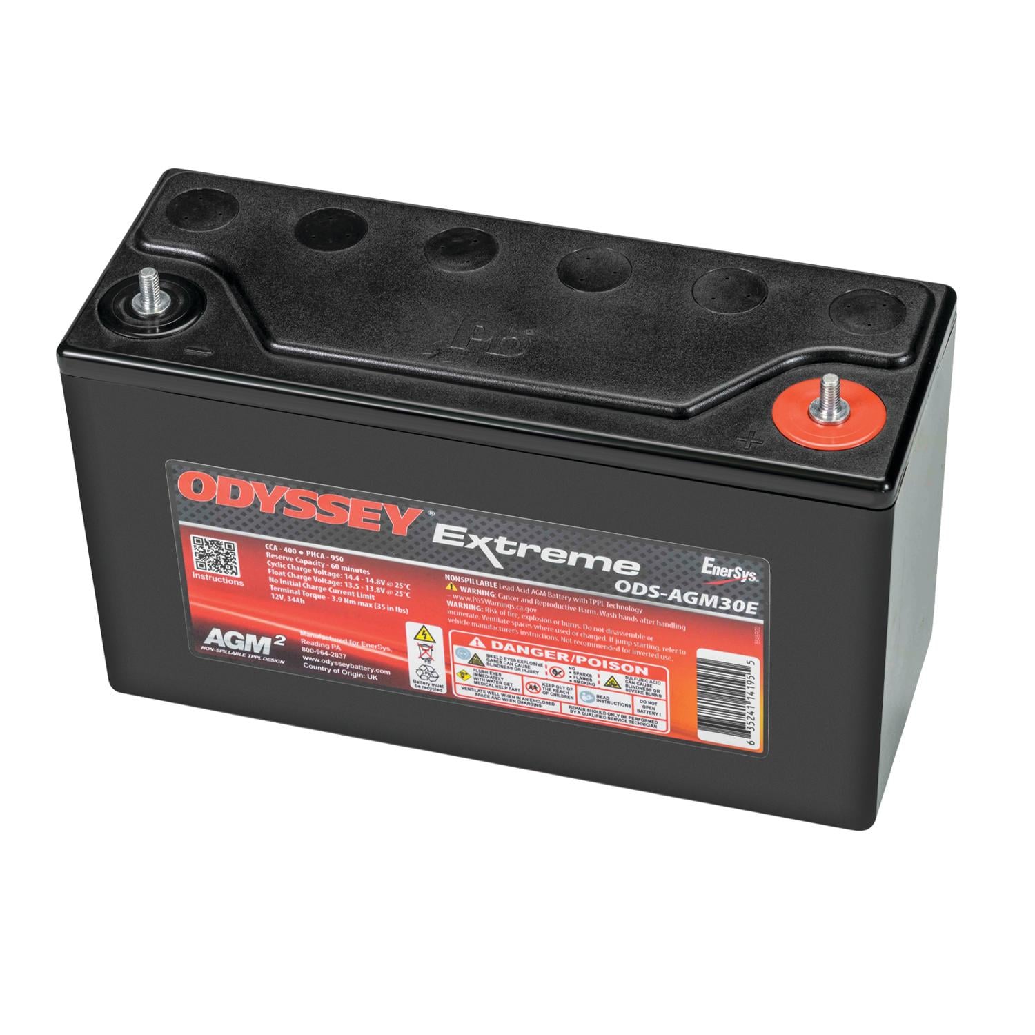 Odyssey Extreme AGM Battery BCI Group Size 400 CCA PC950 | AutoZone