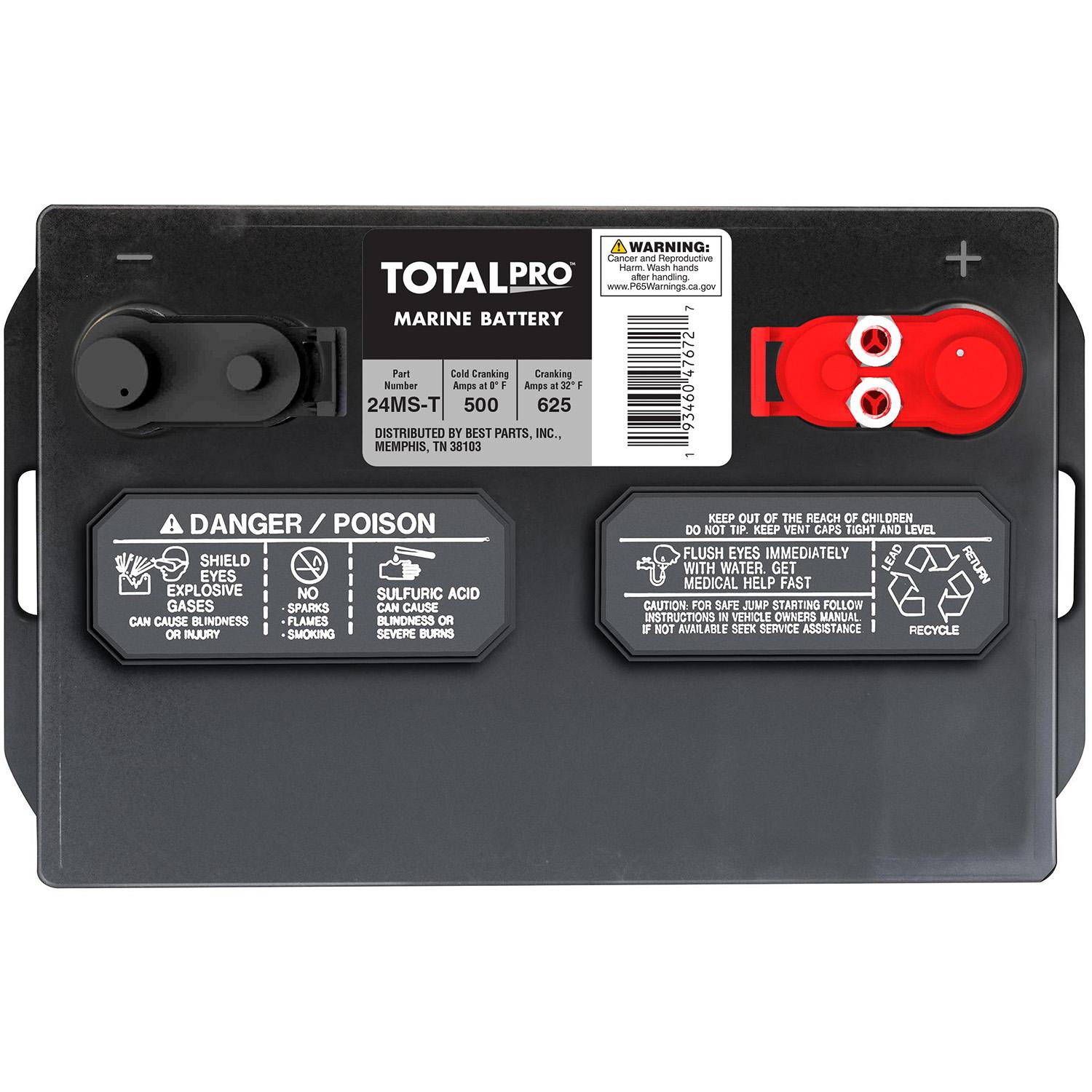 TotalPro Battery 24 / Group Size Type M Marine/RV Deep Cycle 24MS-T