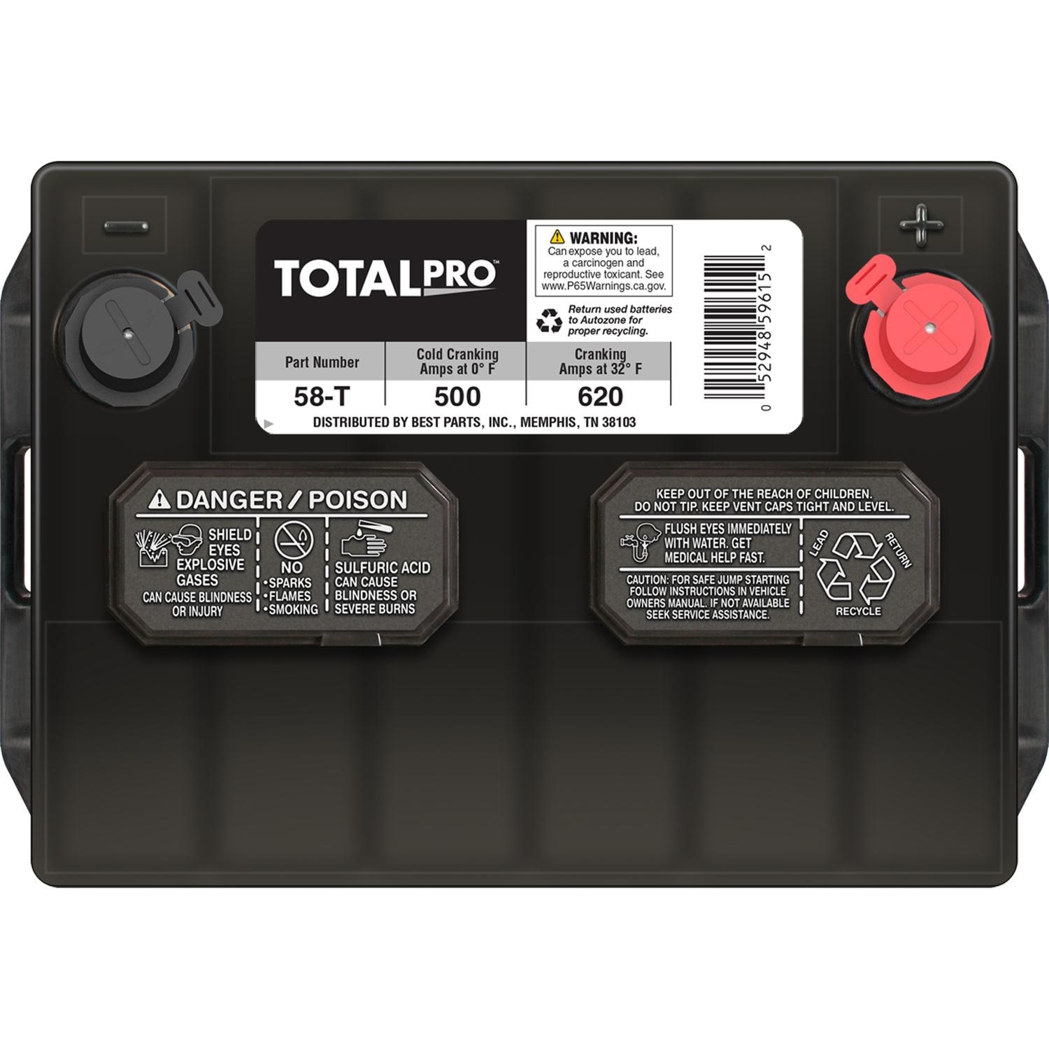 TotalPro Group Size 58 Battery 58-T | AutoZone