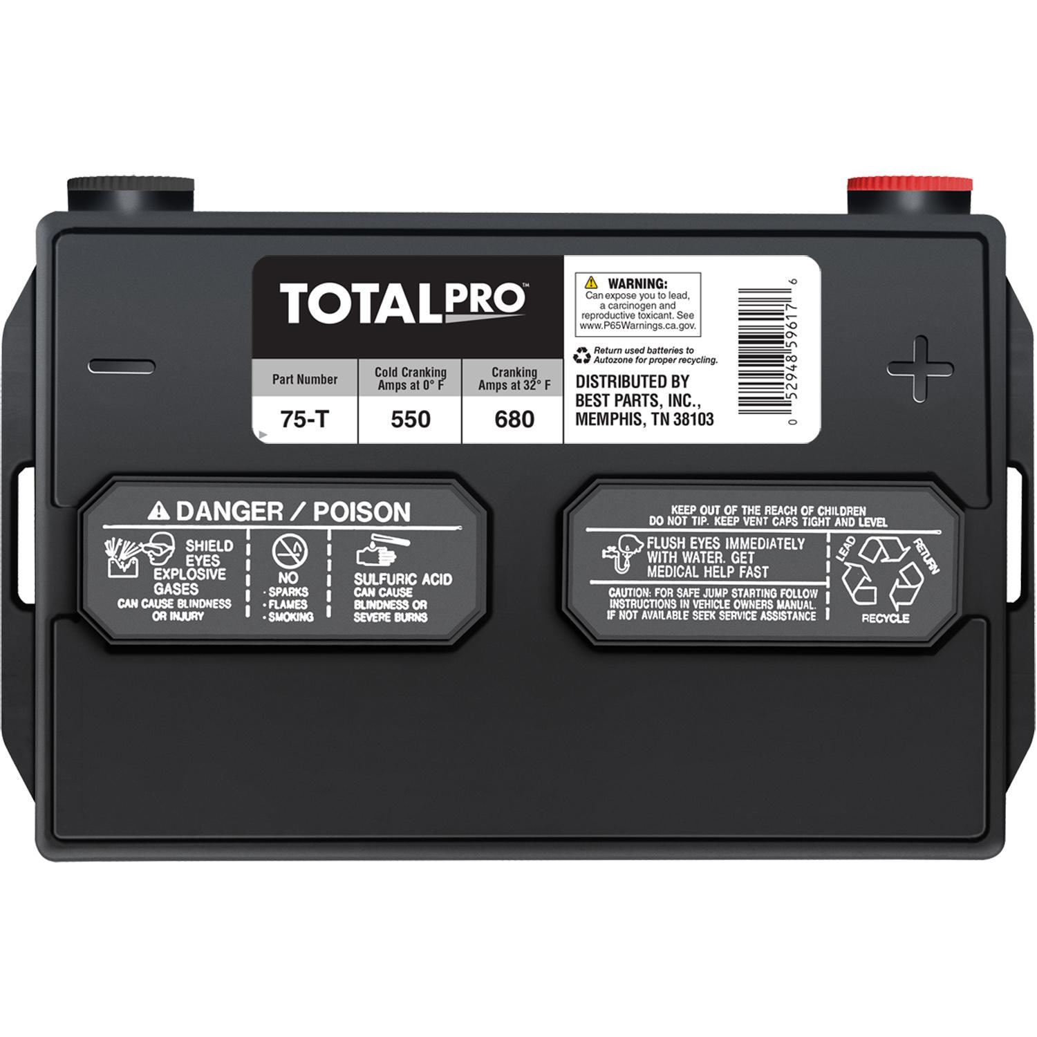 TotalPro Group Size 75 Battery 75-T | AutoZone