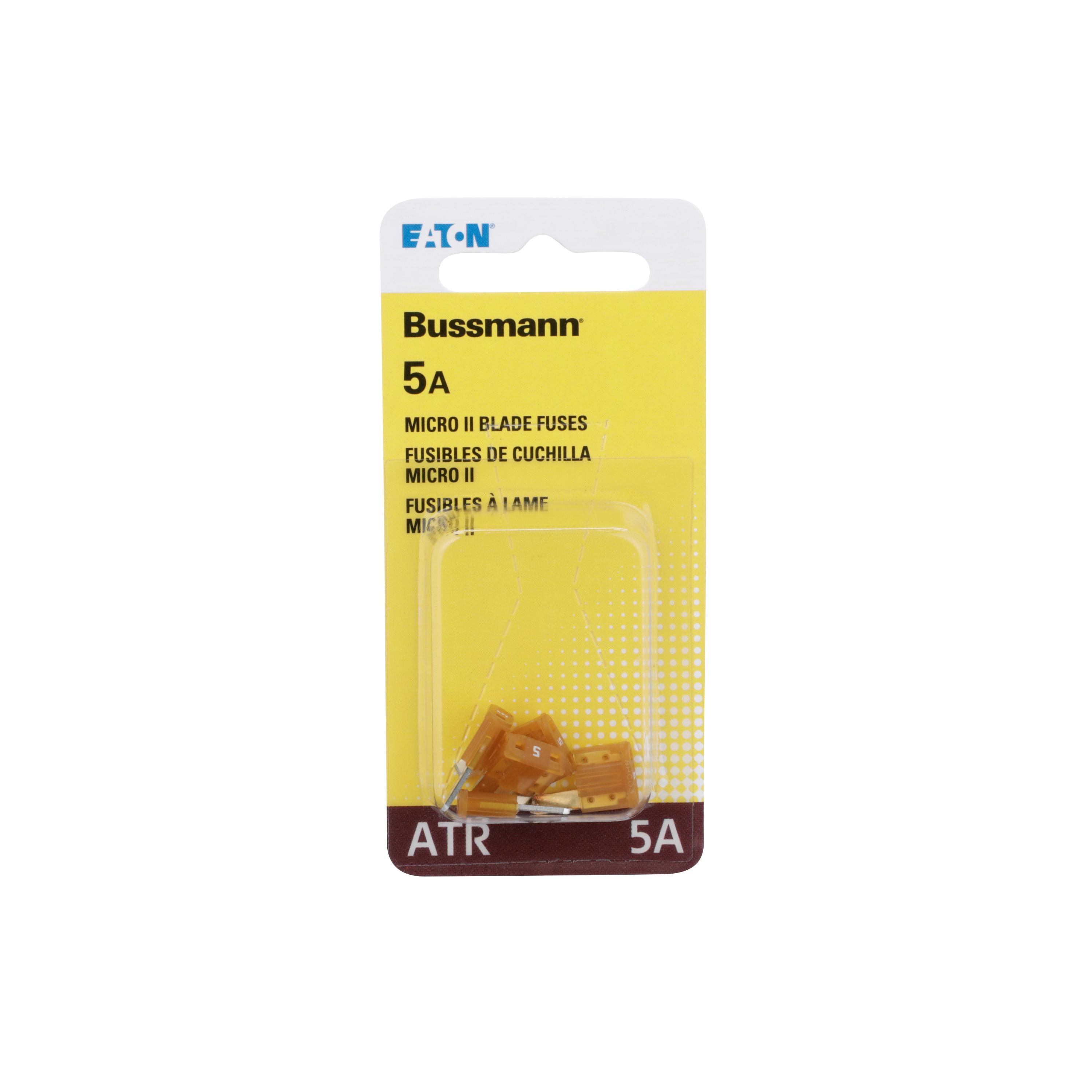 Bussmann 5 AMP ATR Blade Fuse 5 Piece | AutoZone