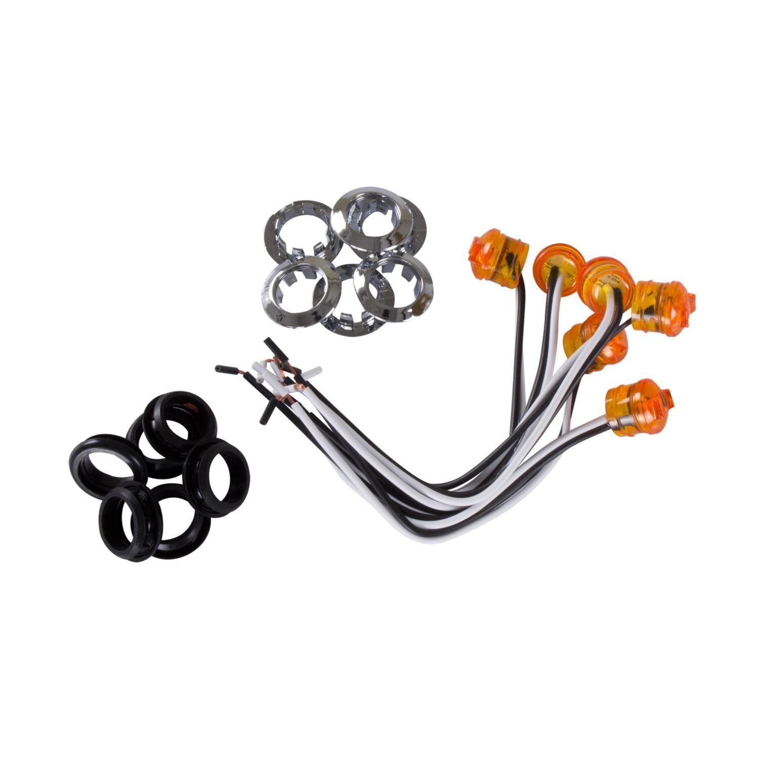 Hopkins Towing Solution Amber LED Clearance Light 6 Pack | AutoZone