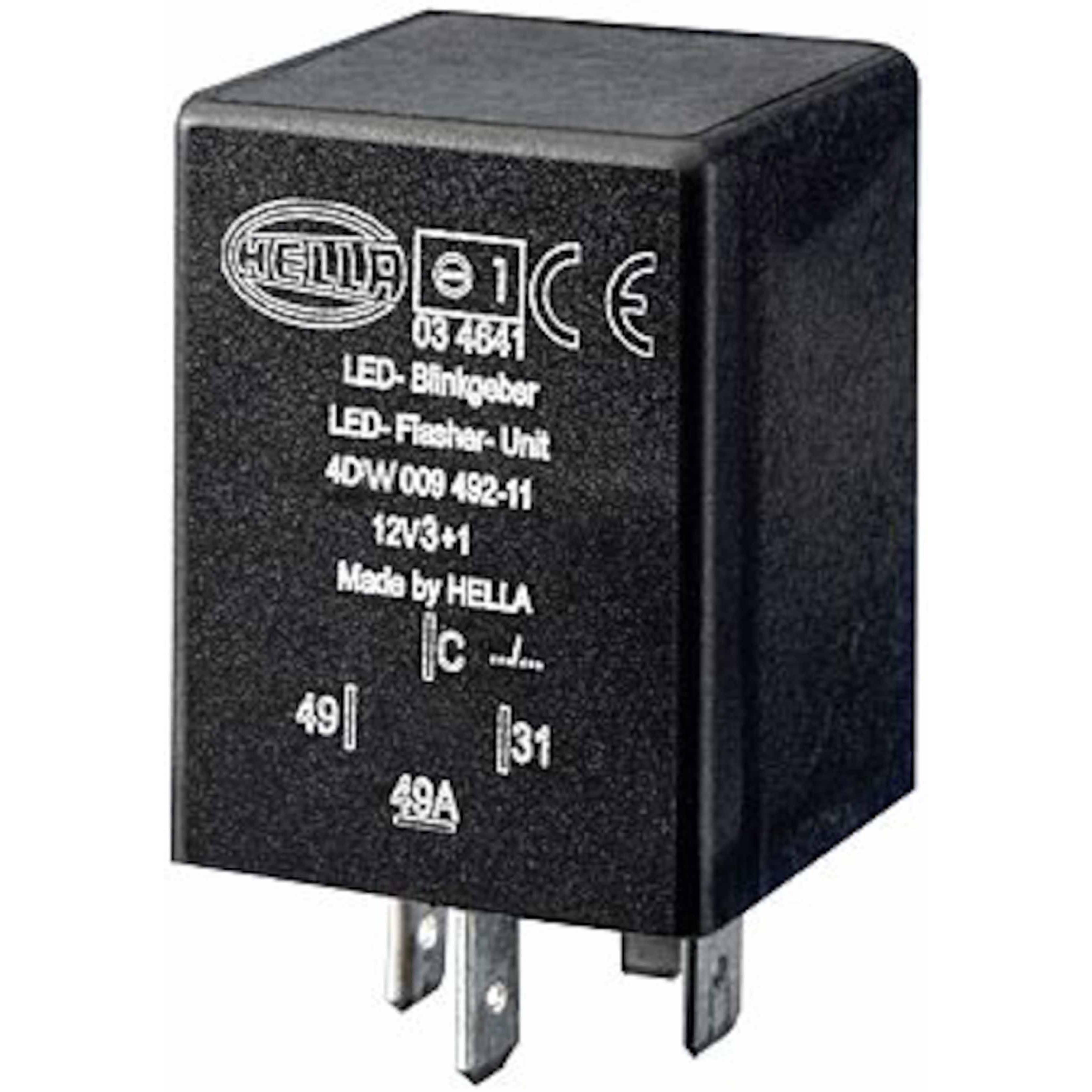 ☆【新品】HELLA・4極ウィンカーリレー・4DM001899-04 Hella UE24 4AZ 001 879-02 24V10-110W Flasher Relay, Volvo P/N