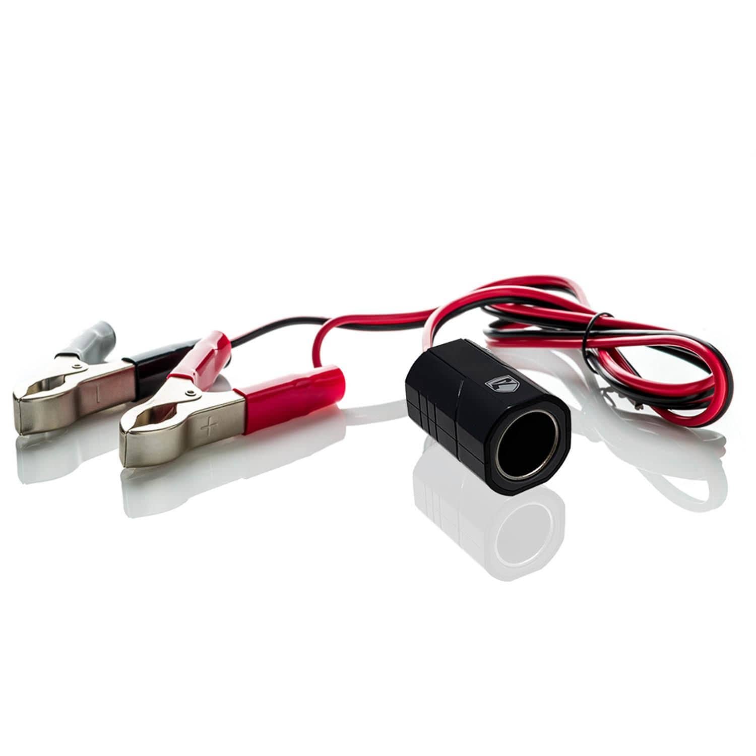 12 volt battery cigarette lighter adapter Road Proof Battery Clip Adapter