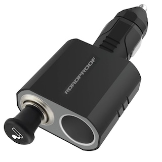 Road Proof 12 Volt Socket Adapter with Cigarette Lighter
