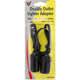 cigarette lighter double adapter Victor Products 12 Volt Dual Outlet Lighter Adapter