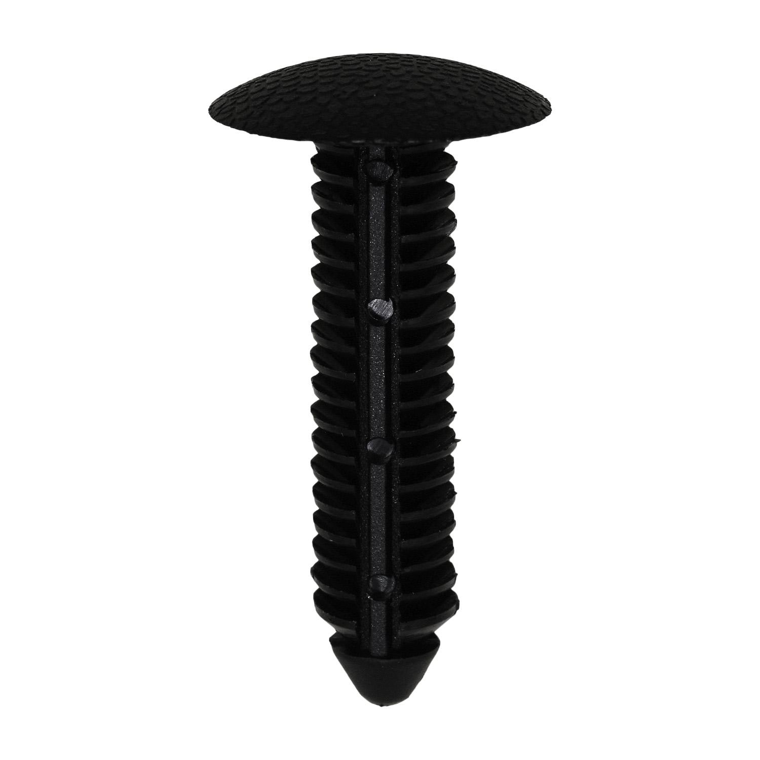 50 Clip Rivetti Per Paraurti E Passaruota Auto – Ricambio ANR2224, In Plastica Nera PA66 POM - 4