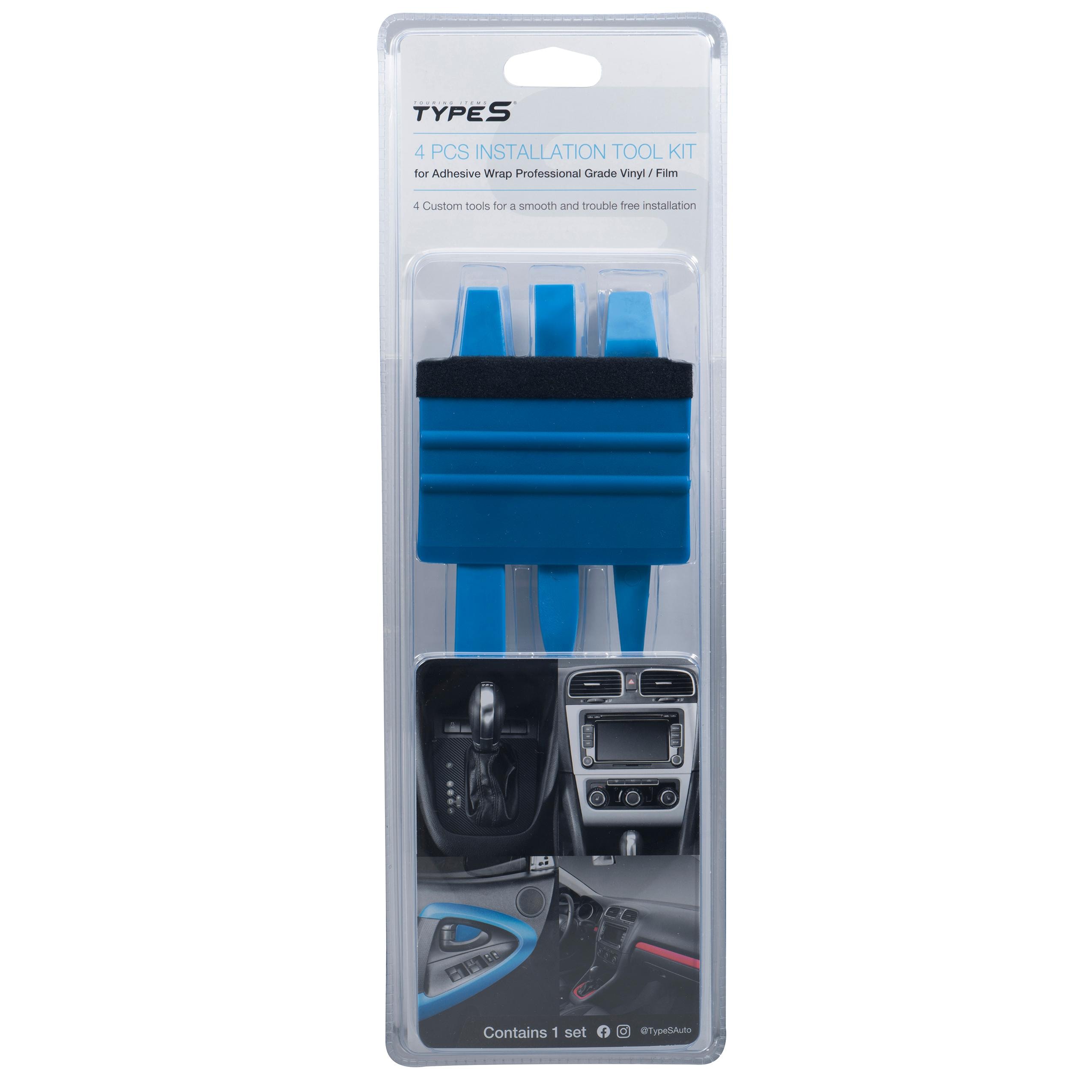 4in1 Micro Rakel Set für Vinyl Auto Wrapping Flim Edge Tuck to